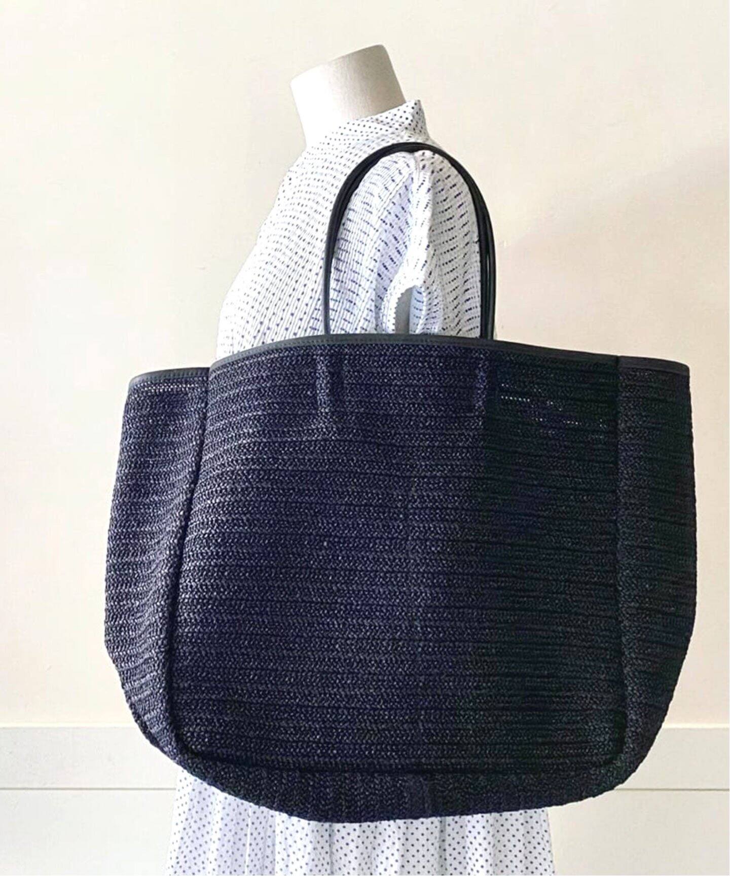 amiacalva /アミアカルヴァ】 Grassy tote(L)（トートバッグ  