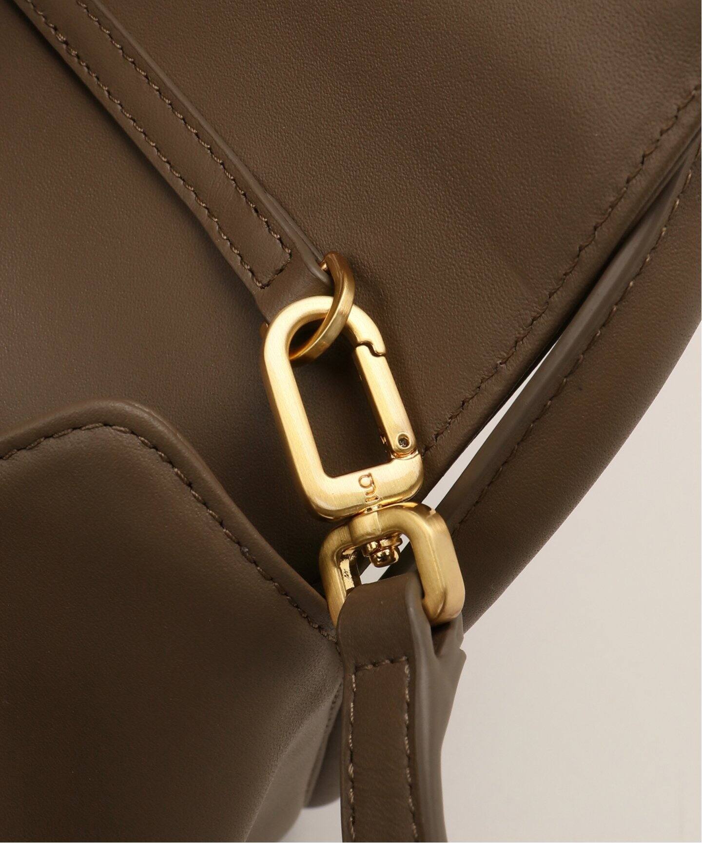 Deuxieme Classe BAG STRAP せまく ブラウン 