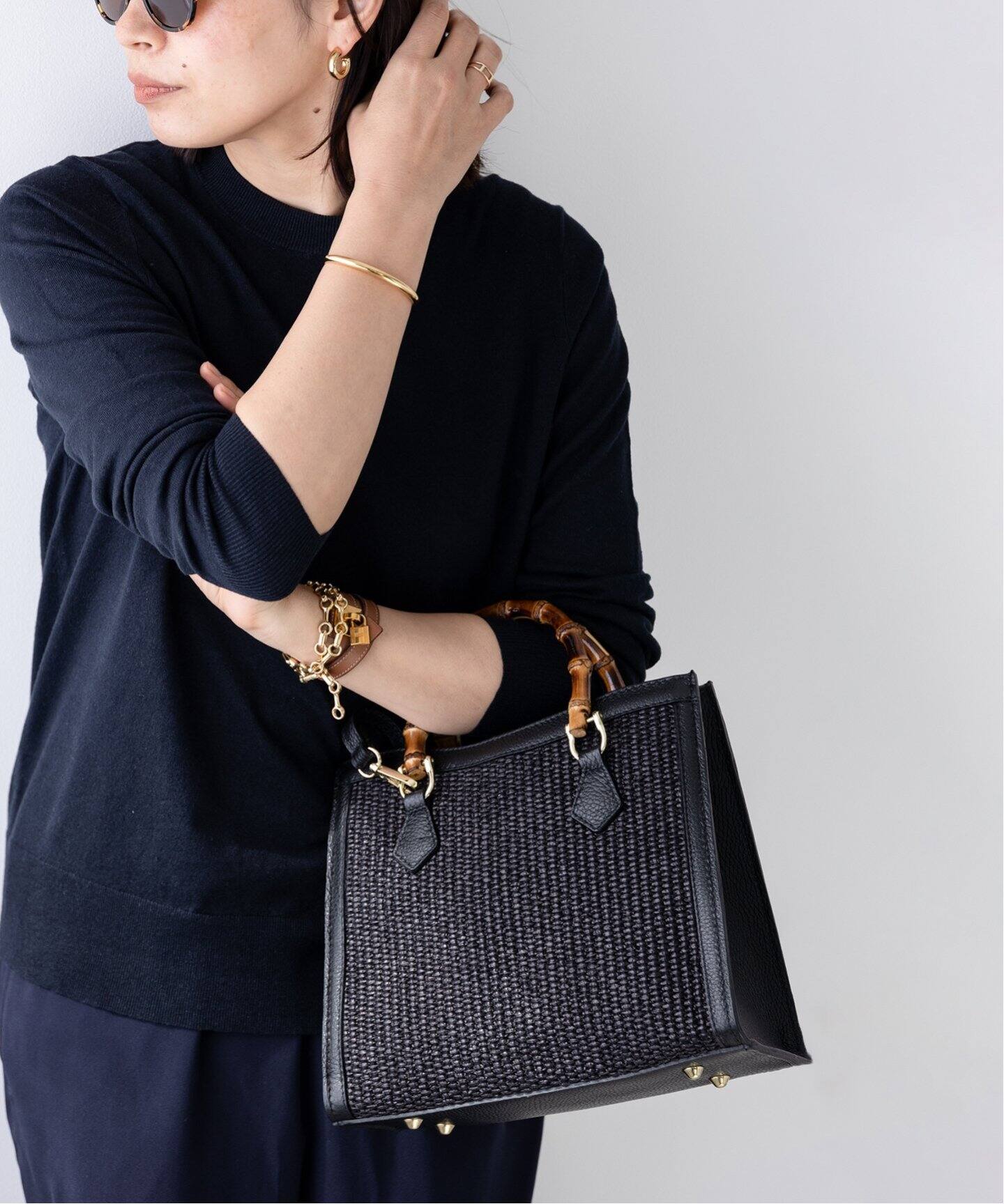 AULENTTI/オウレンティ】 BAMBOO トートバッグ（トートバッグ 