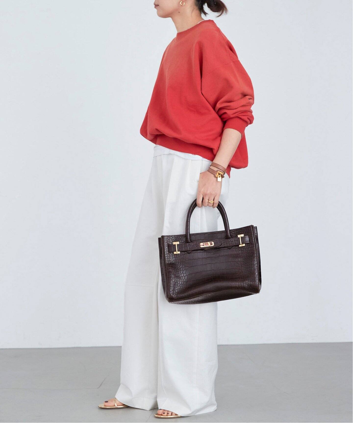 SITA PARANTICA /シータパランティカ】CROC EMBOSSED TOTE BAG（トート  