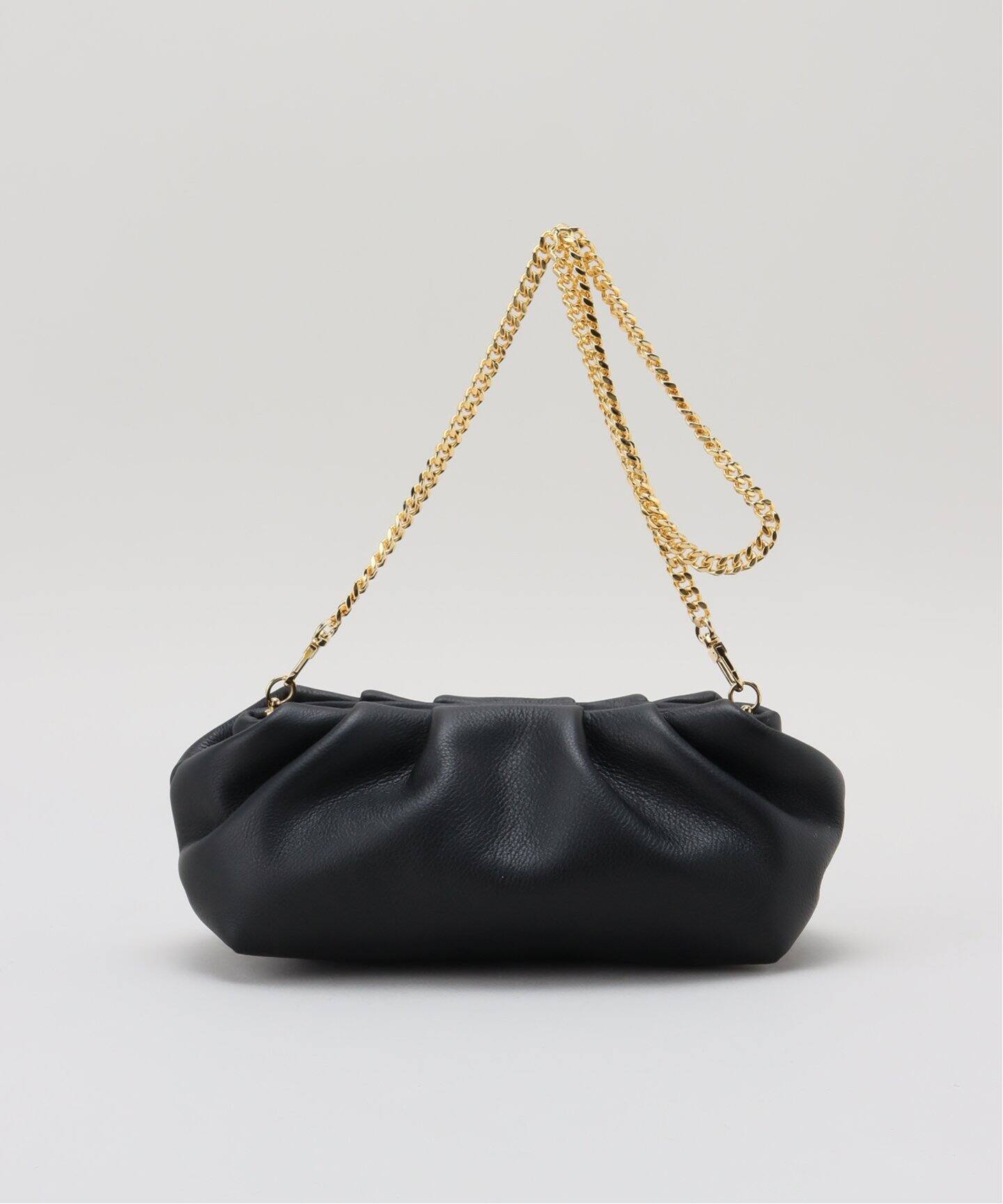 BRENTELLA/ブレンテッラ】GATHER CHAIN SMALL バッグ（クラッチバッグ 