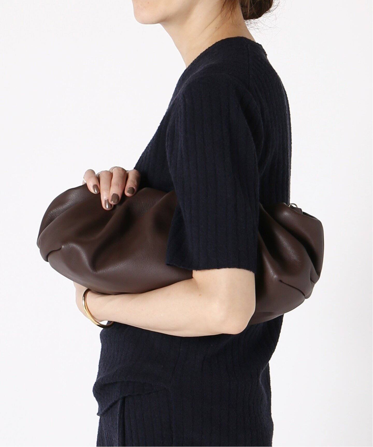 BRENTELLA/ブレンテッラ】GATHER CHAIN バッグ（クラッチバッグ  