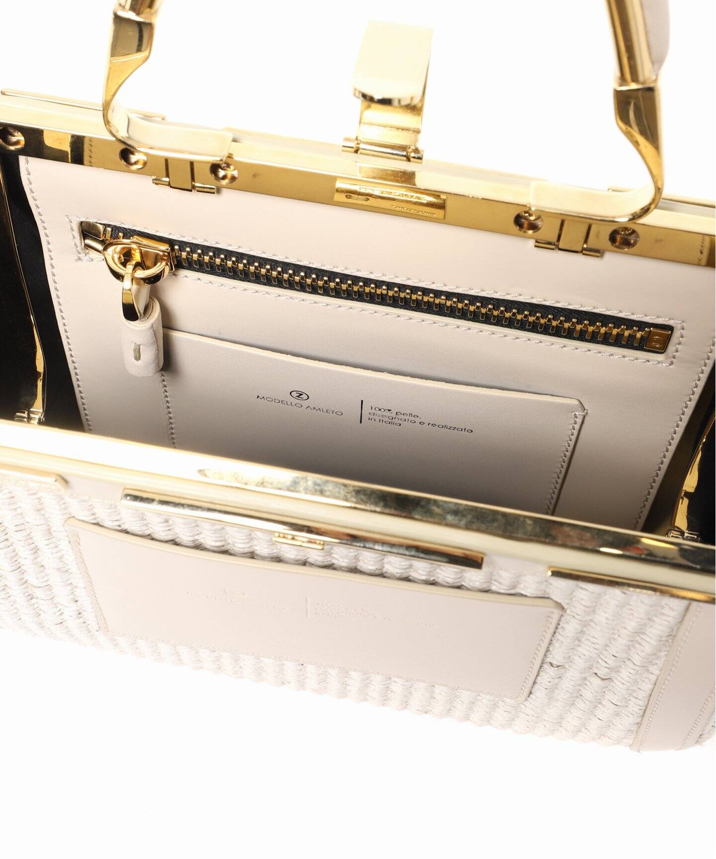 ZANCHETTI/ザンケッティ】STRAW POCKET 3WAY バッグ（ショルダーバッグ  