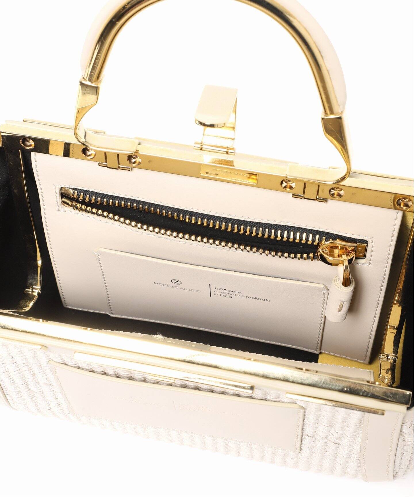 ZANCHETTI/ザンケッティ】STRAW POCKET 3WAY バッグ（ショルダーバッグ  