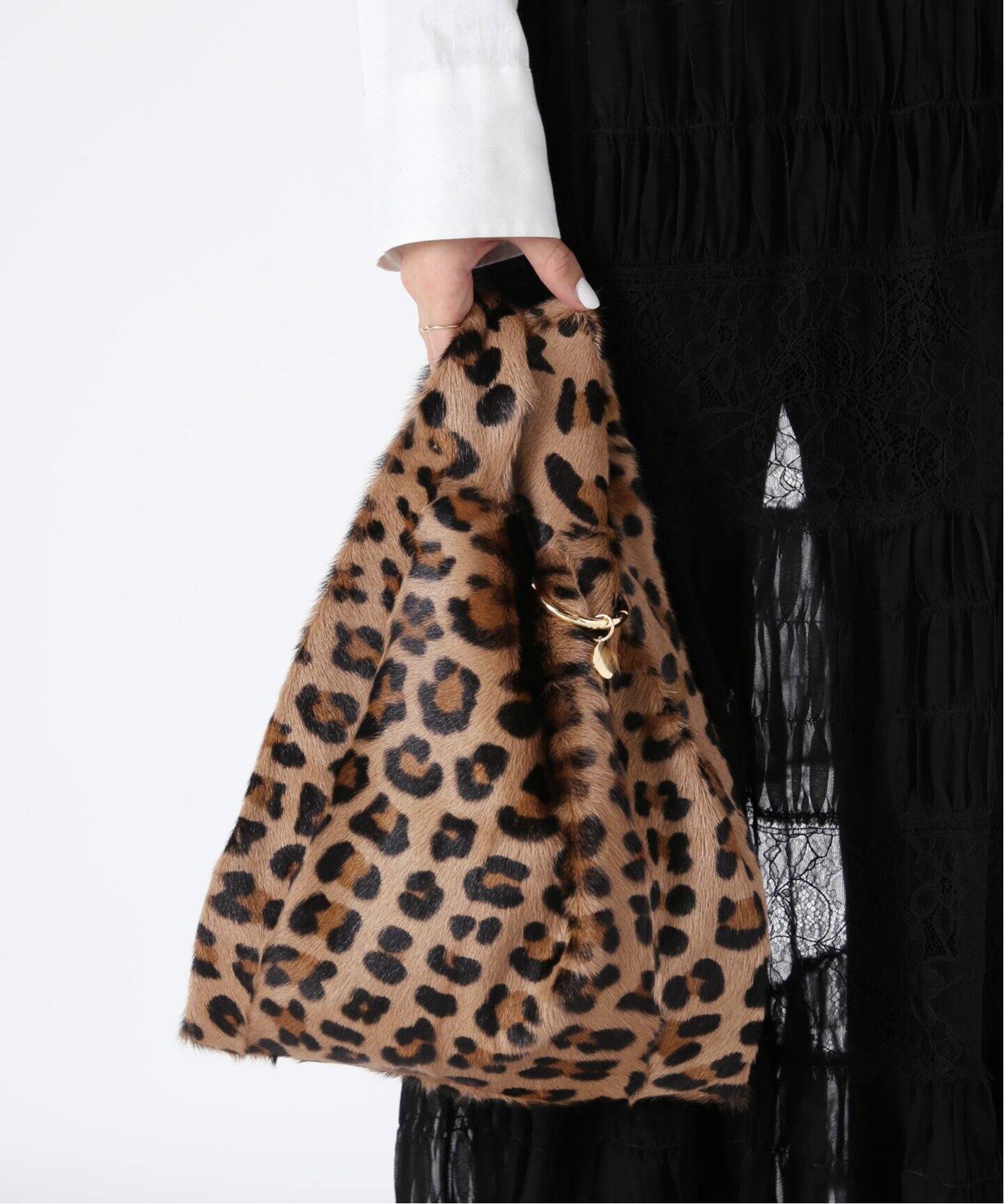 SIMONETTA RAVIZZA/シモネッタラヴィッツァ】LEOPARD REGULAR バッグ 