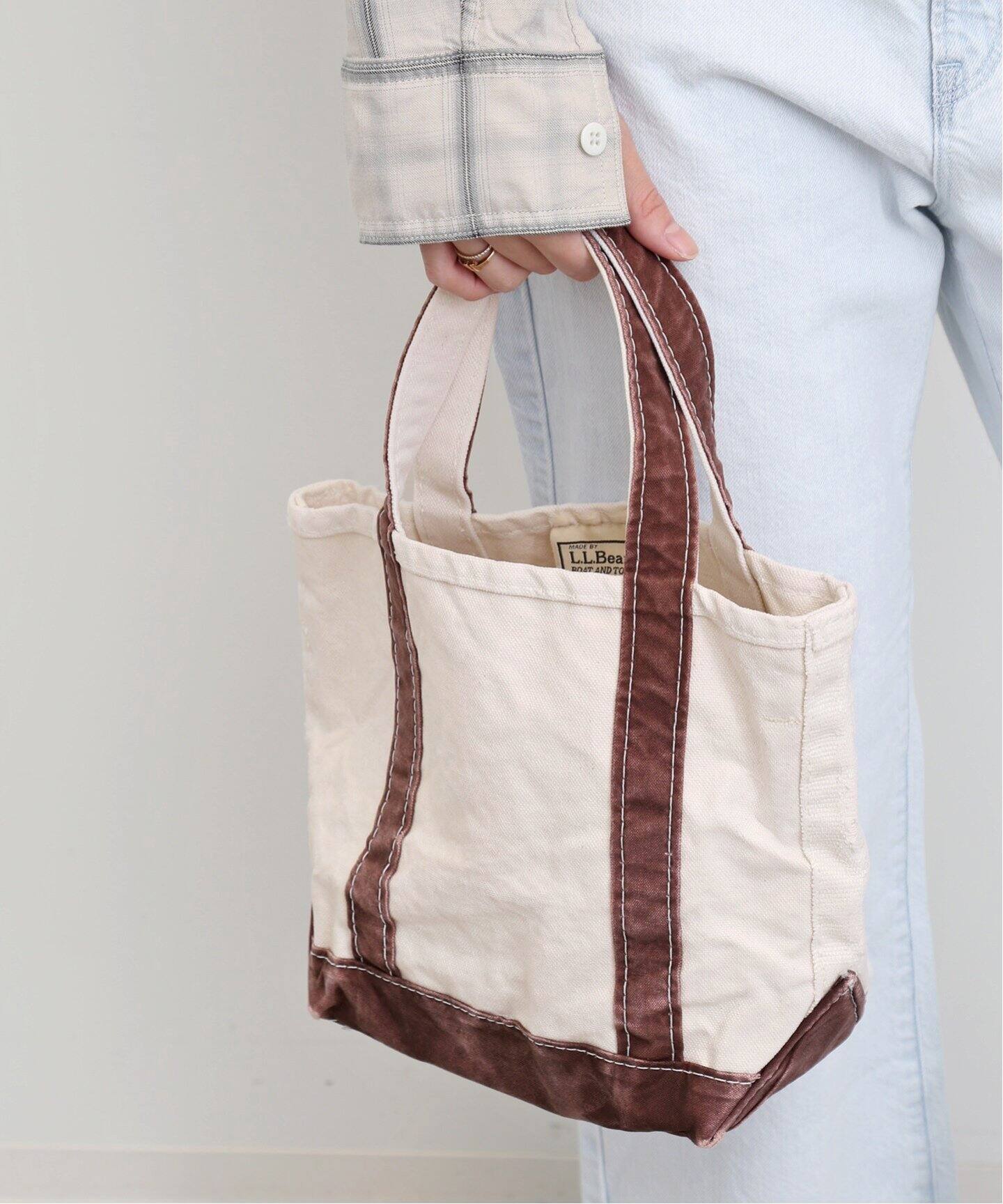 L.L.Bean×REMI RELIEF】canvas small tote Bag（トートバッグ）｜L  