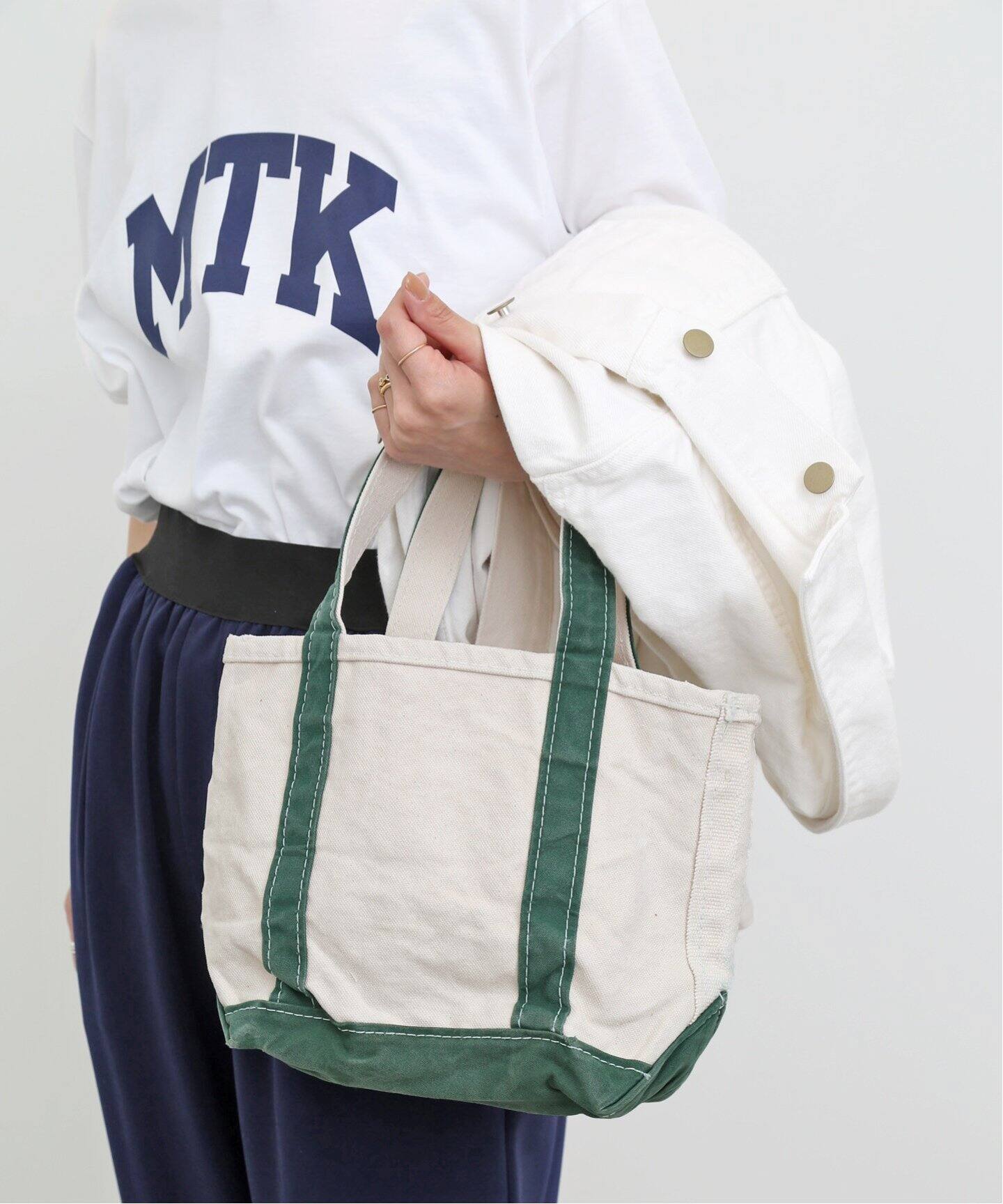 L.L.Bean×REMI RELIEF】canvas small tote Bag（トートバッグ）｜L  
