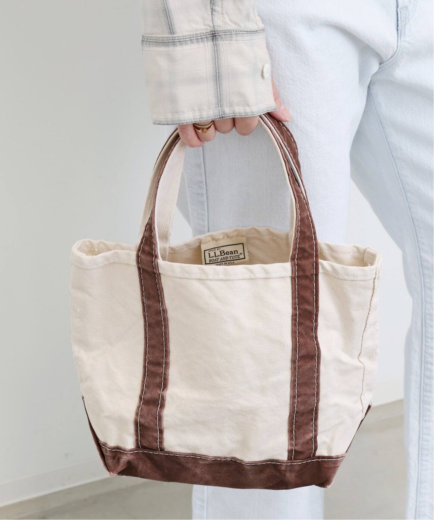 L.L.Bean×REMI RELIEF】canvas small tote Bag（トートバッグ）｜L  