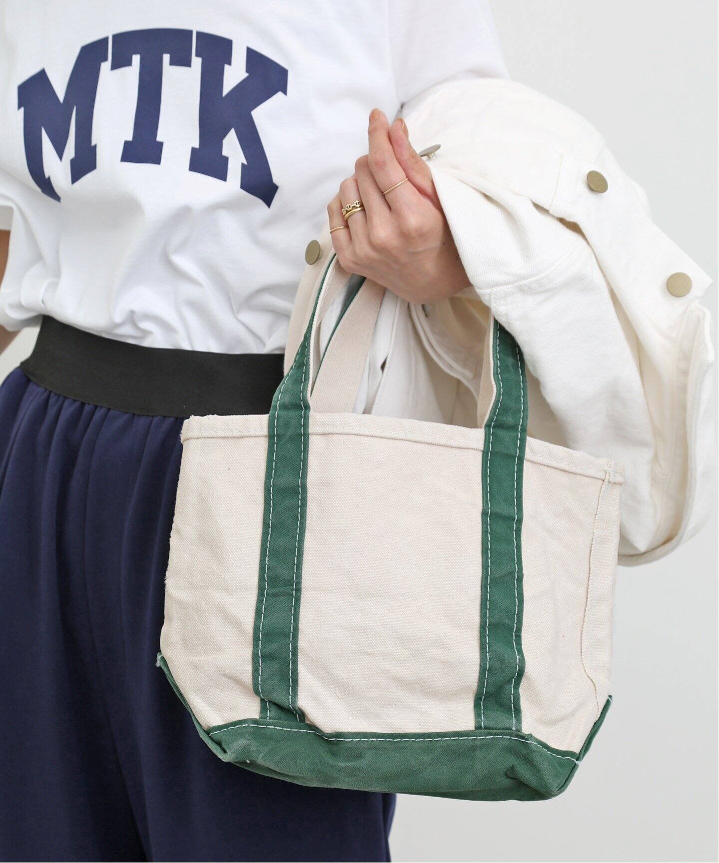 L.L.Bean×REMI RELIEF】canvas small tote Bag（トートバッグ）｜L  