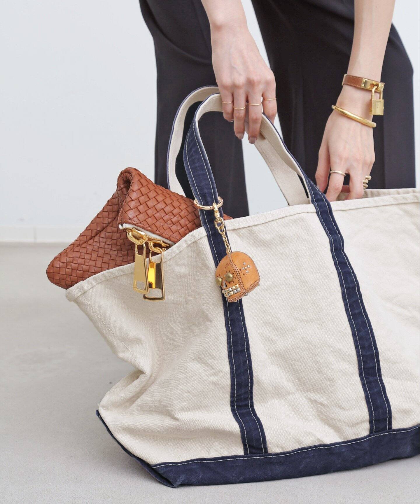 L.L.Bean×REMI RELIEF】CANVAS Large Tote（トートバッグ）｜L  