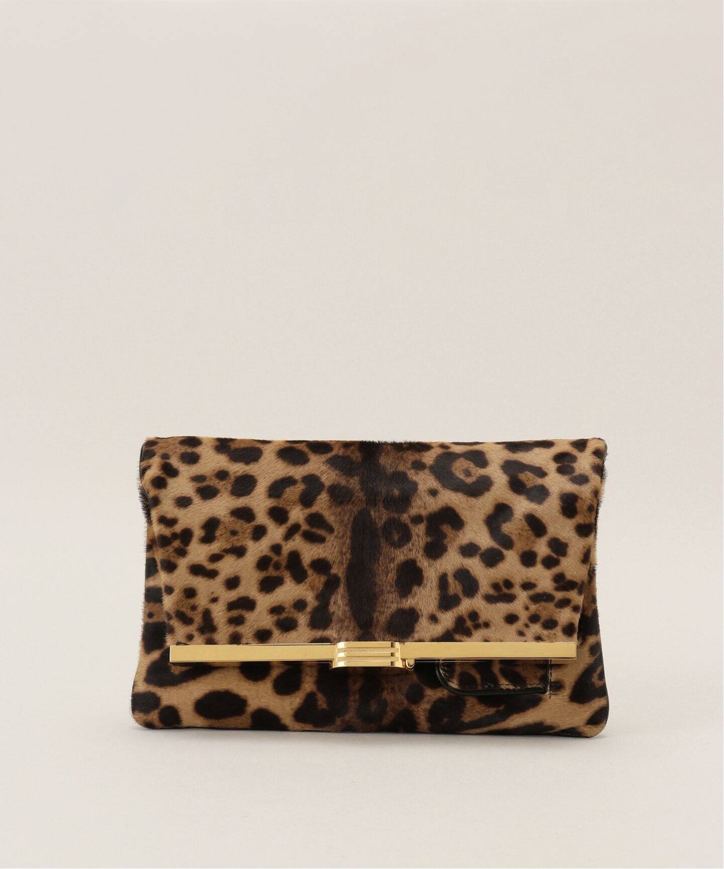 BIENEN DAVIS/ビエネン デイヴィス】 LEOPARD CLUTCH BAG（クラッチ  
