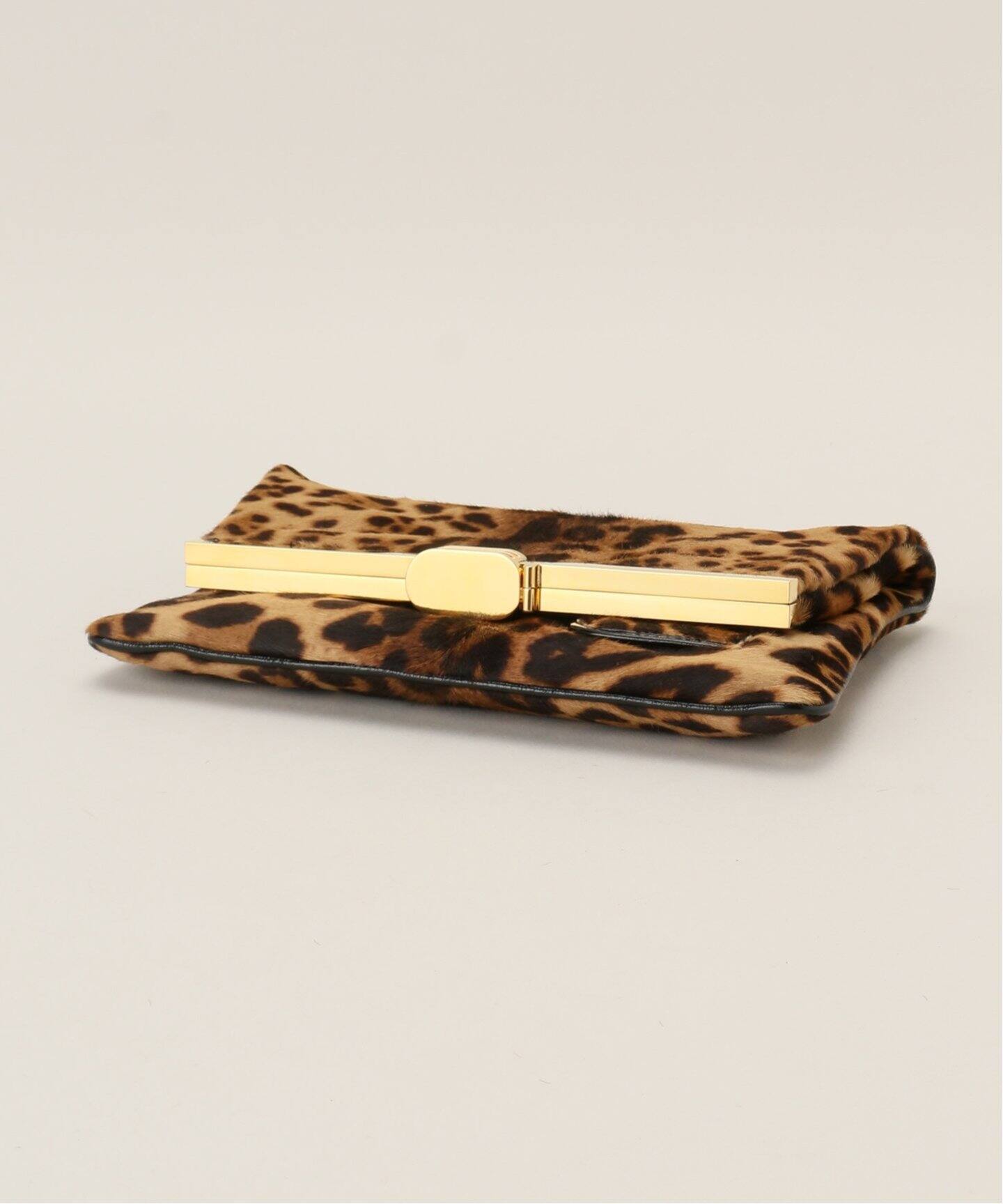 BIENEN DAVIS/ビエネン デイヴィス】 LEOPARD CLUTCH BAG（クラッチ 