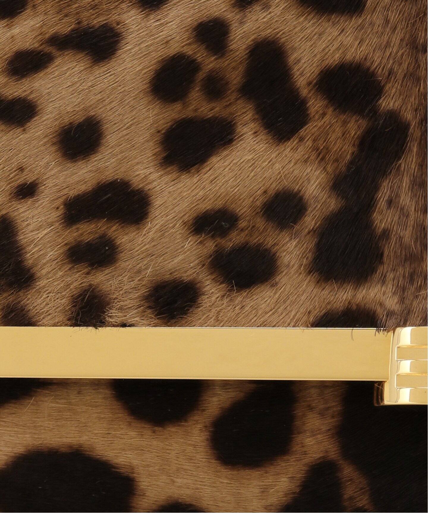 BIENEN DAVIS/ビエネン デイヴィス】 LEOPARD CLUTCH BAG（クラッチ 