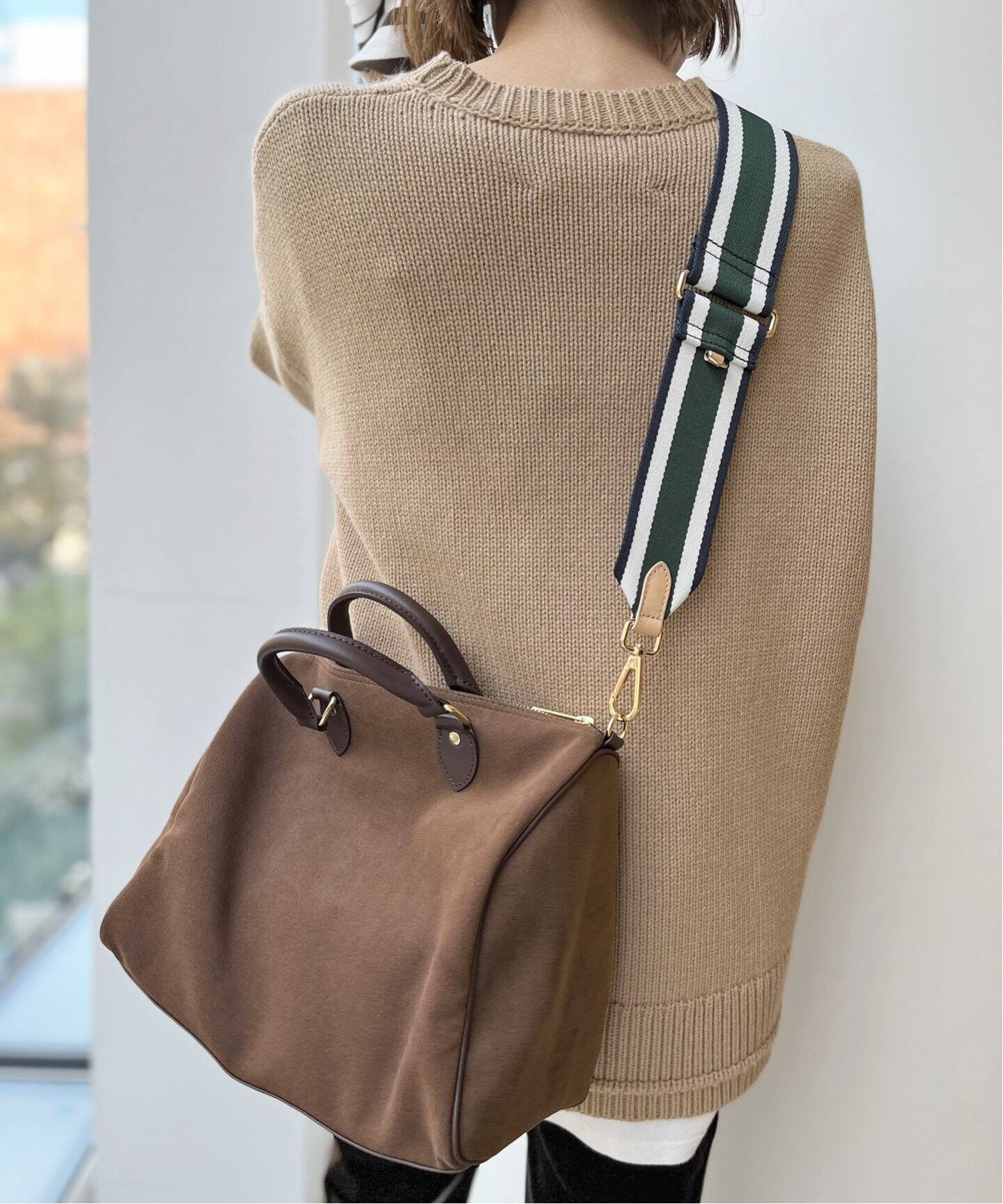 SITA PARANTICA/シータパランティカ】Border Boston Bag（ボストン 