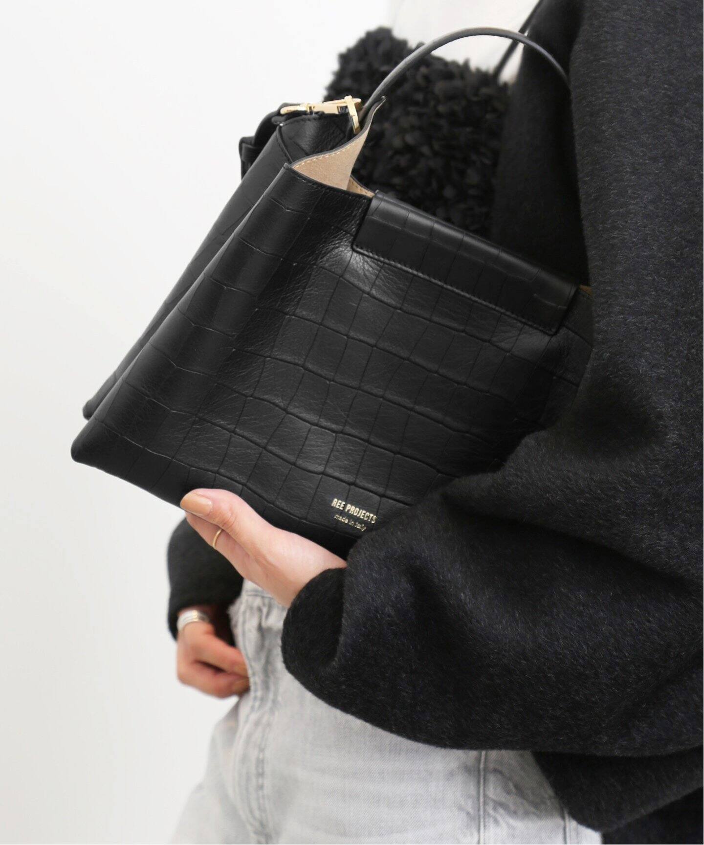 REE PROJECTS/リー・プロジェクト】ELIEZE MEDIUM BAG（ショルダー  