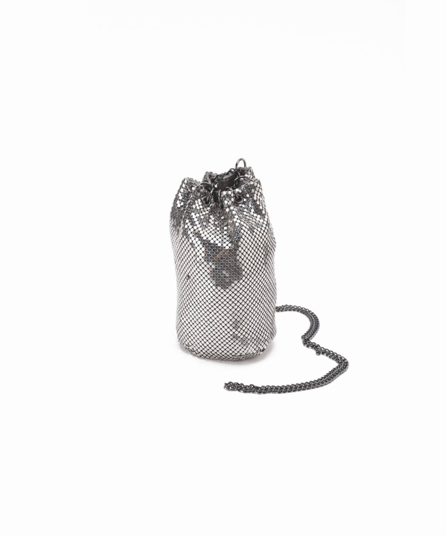 Whiting&Davis】Metallic chain mini bag（ショルダーバッグ）｜AP  