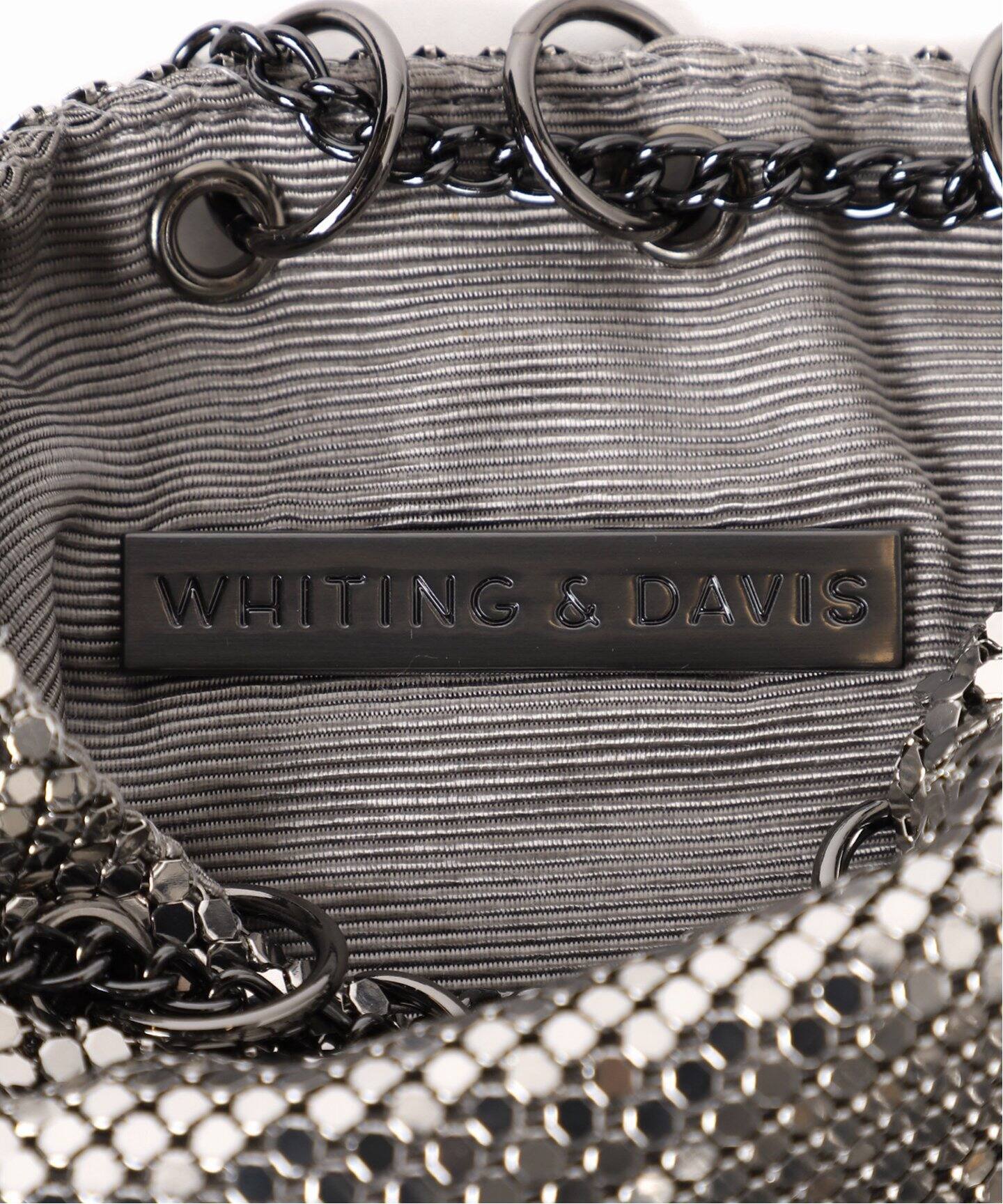 Whiting&Davis】Metallic chain mini bag（ショルダーバッグ）｜AP  