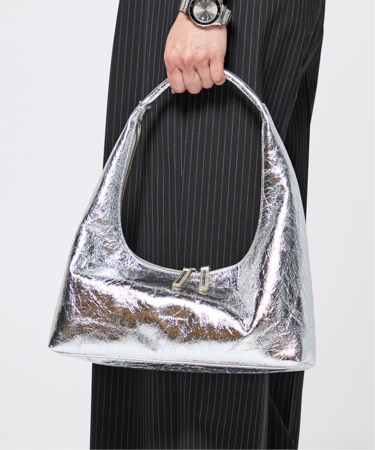 MARGE SHERWOOD/マージシャーウッド】silver BAG（ハンドバッグ）｜AP  