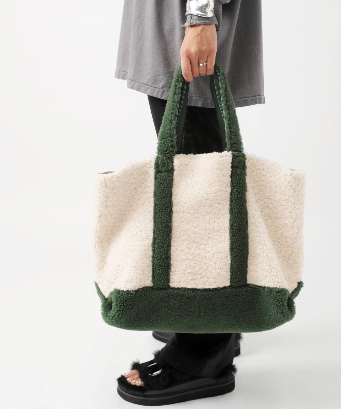 CARUS / カルス】別注 color mouton tote bag（トートバッグ）｜AP  