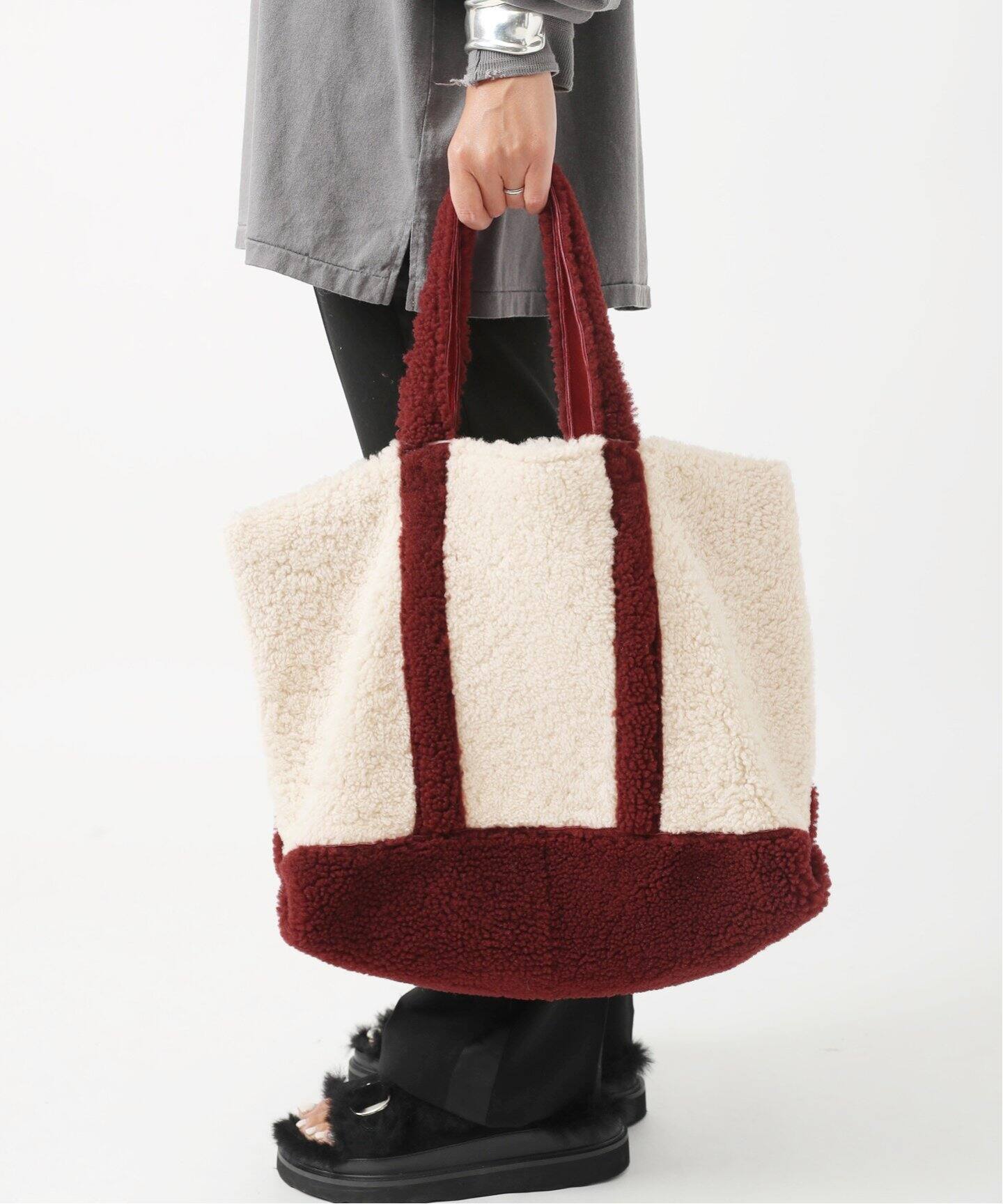 CARUS / カルス】別注 color mouton tote bag（トートバッグ）｜AP 