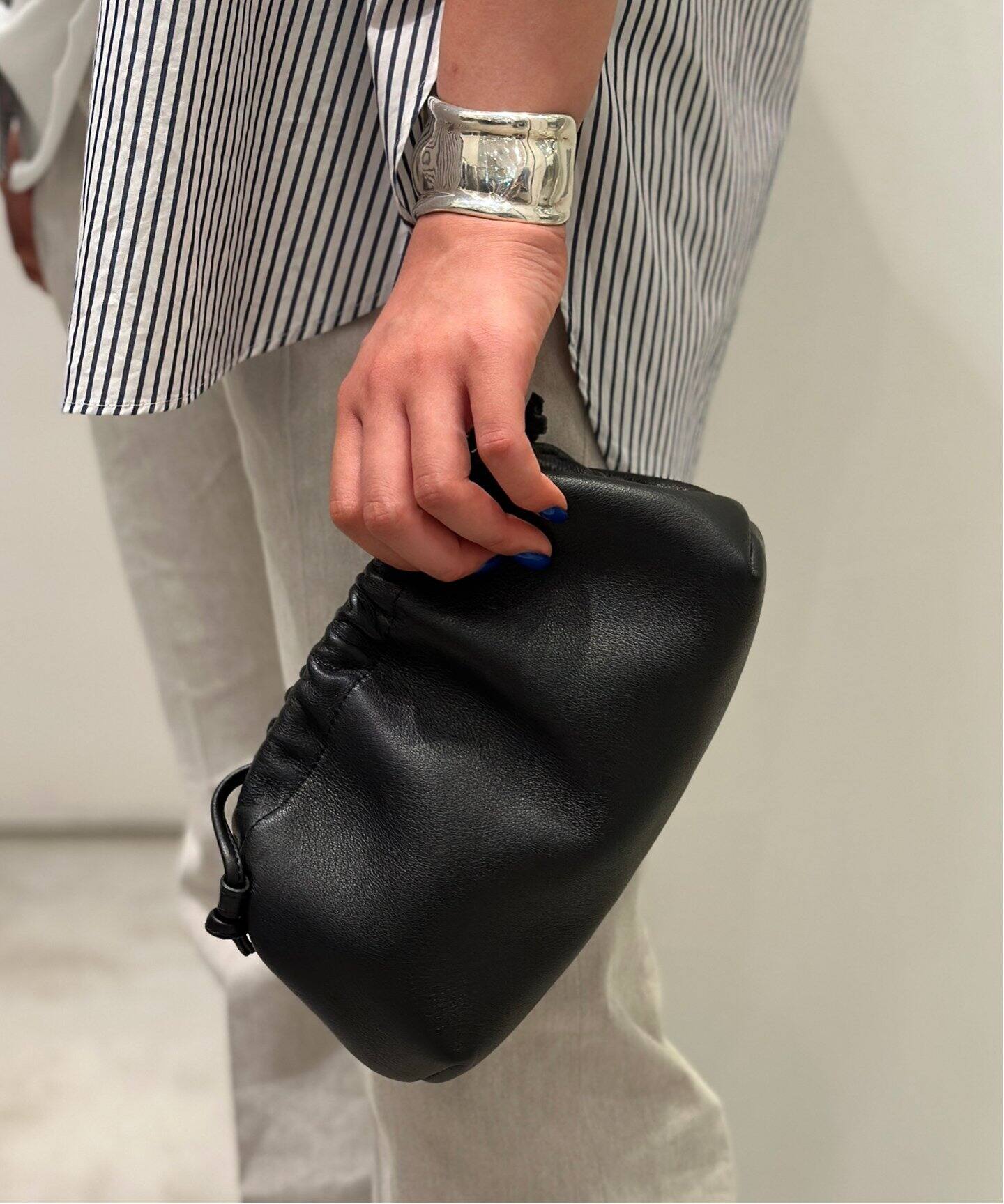 BRENTELLA/ブレンテッラ】mini clutch bag(BLK)（クラッチバッグ 