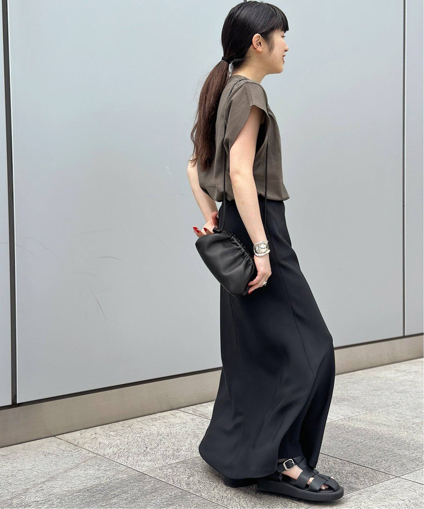 BRENTELLA/ブレンテッラ】mini clutch bag(BLK)（クラッチバッグ）｜AP 