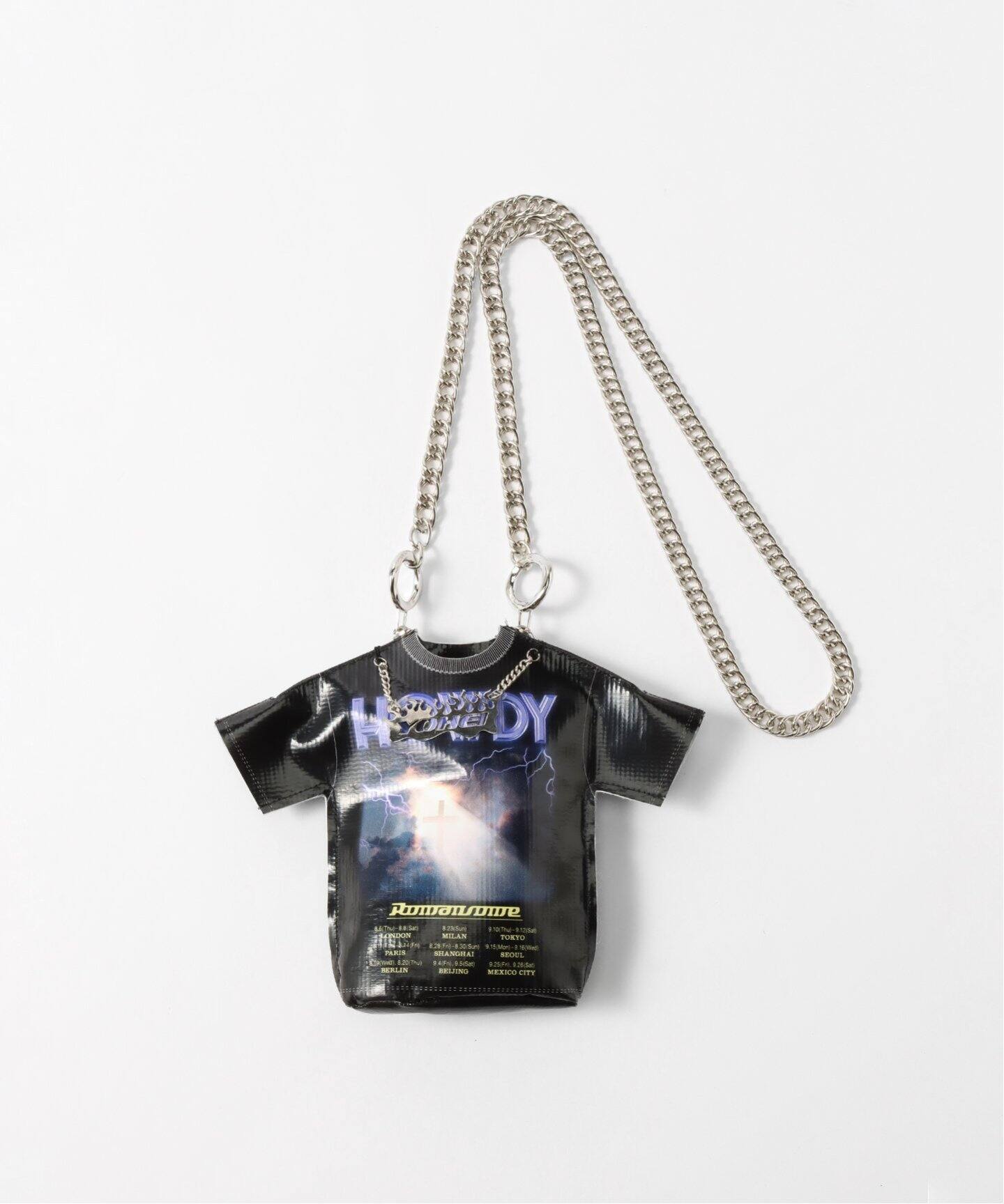 YOHEI OHNO / ヨウヘイオオノ】 band tee bag mini（ショルダーバッグ  