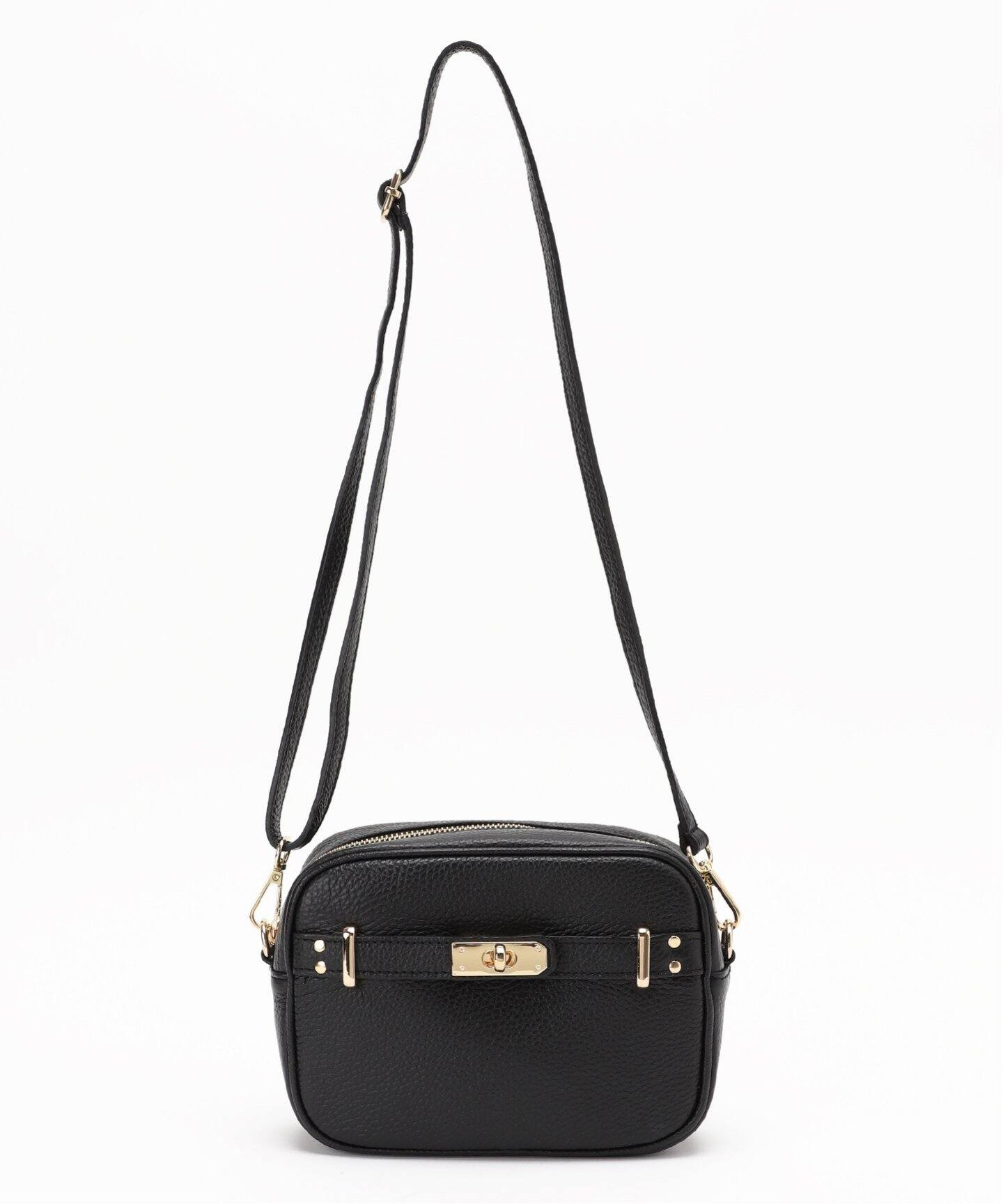 AULENTTI/オウレンティ】金具スクエアBAG（ショルダーバッグ）｜B.C  