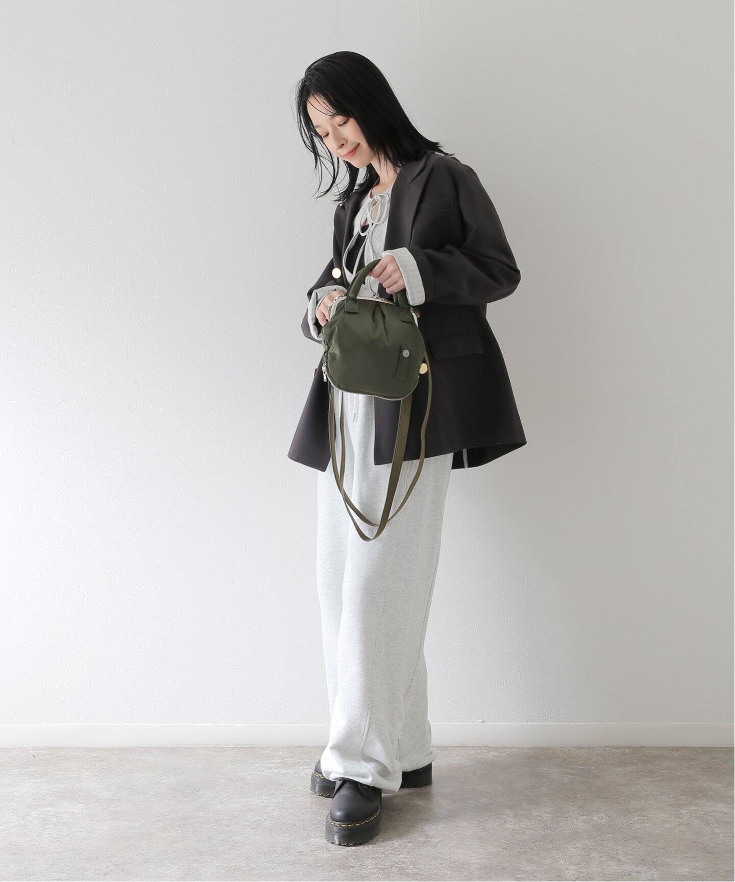 RHODOLIRION/ロドリリオン】GAMAGUCHI Helmet Bag（ショルダーバッグ  