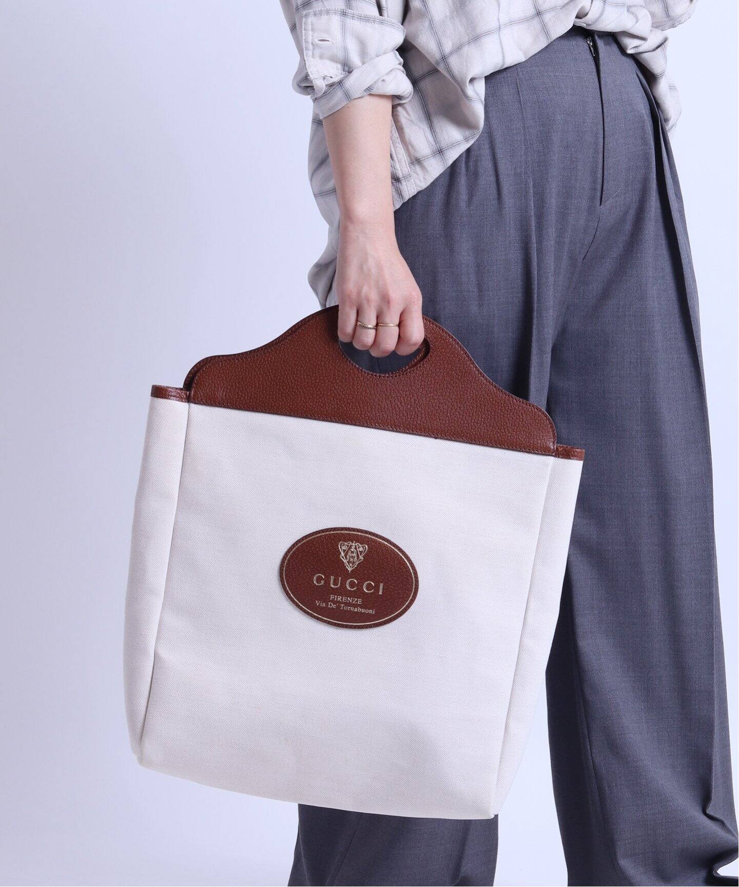 VINTAGE GUCCI/グッチ】トートバッグ（トートバッグ）｜DECOUVERTE 
