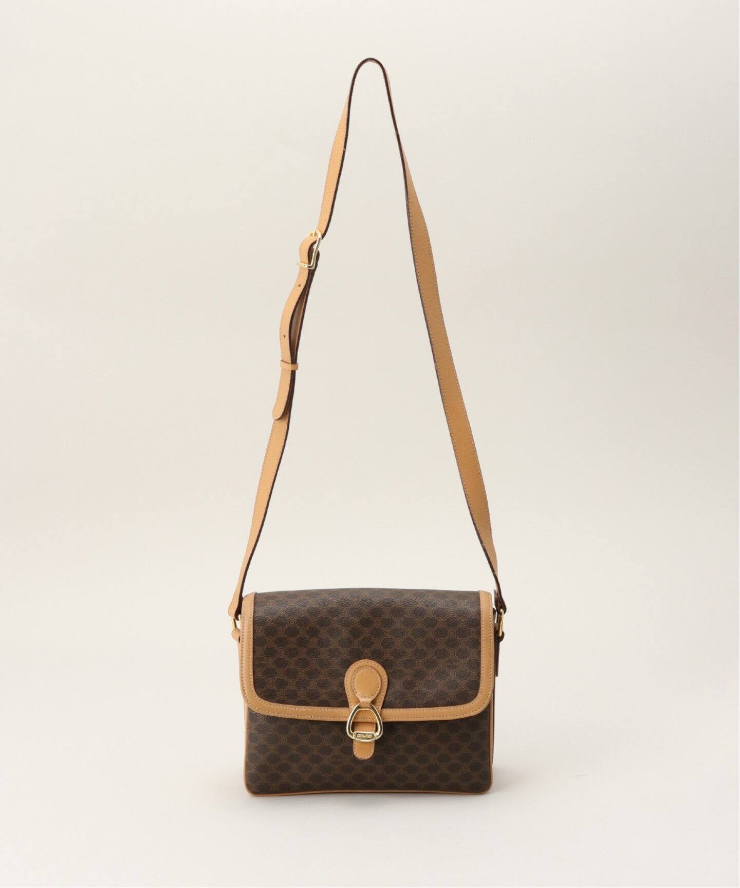 VINTAGE CELINE/セリーヌ】マカダムショルダーバッグ（ショルダー 