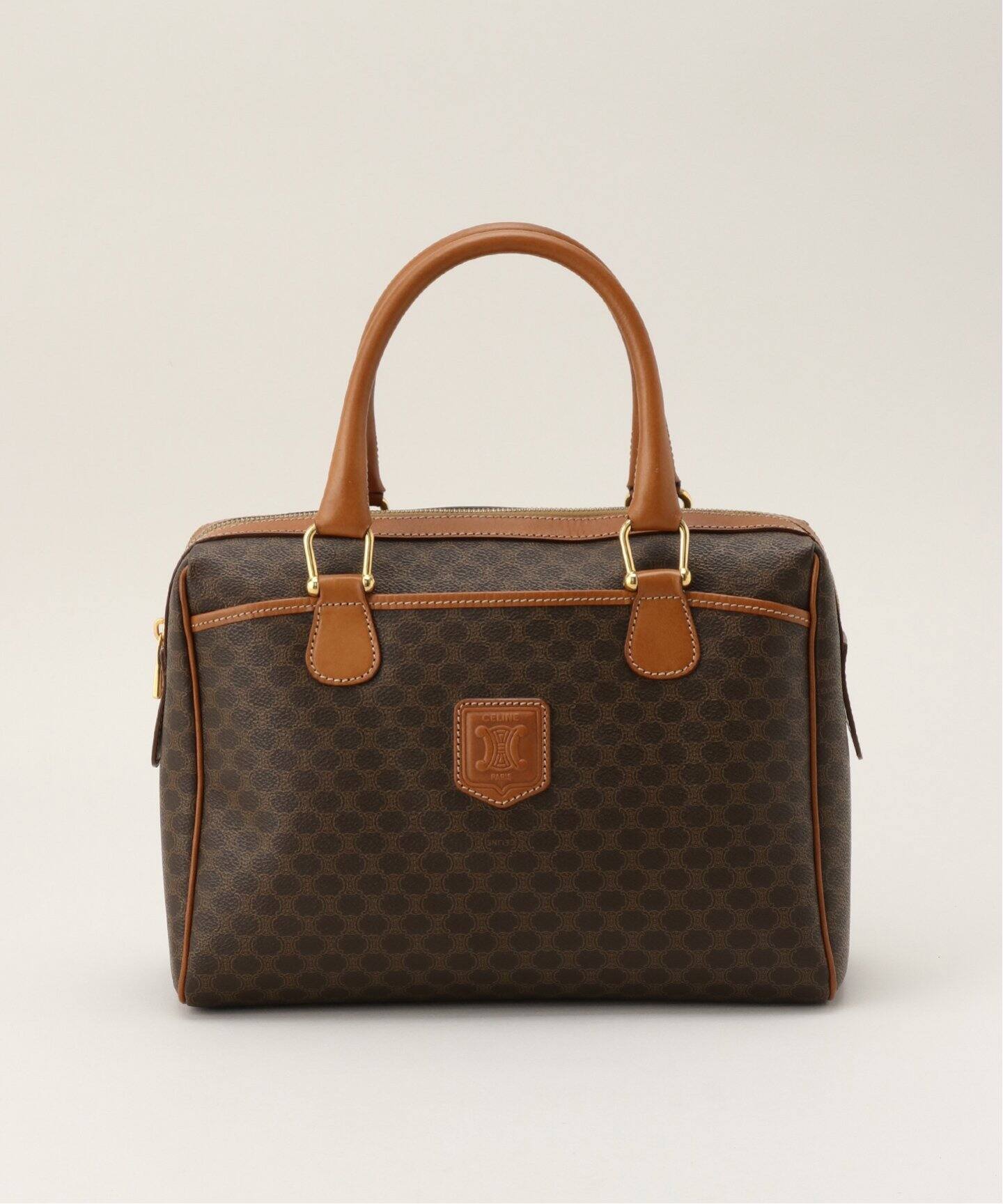 VINTAGE CELINE/セリーヌ】マカダムボストンバッグ 30（ボストンバッグ 