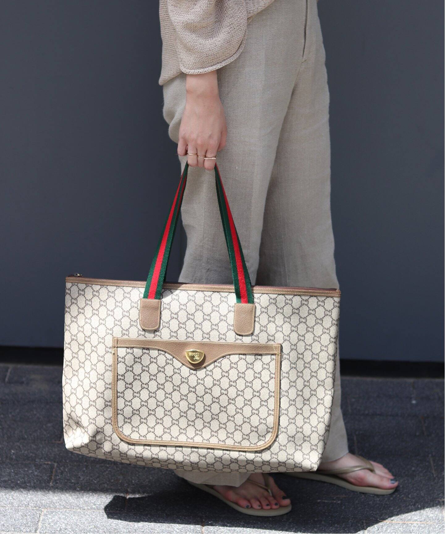 VINTAGE GUCCI Plus トートバッグ（トートバッグ）｜DECOUVERTE  