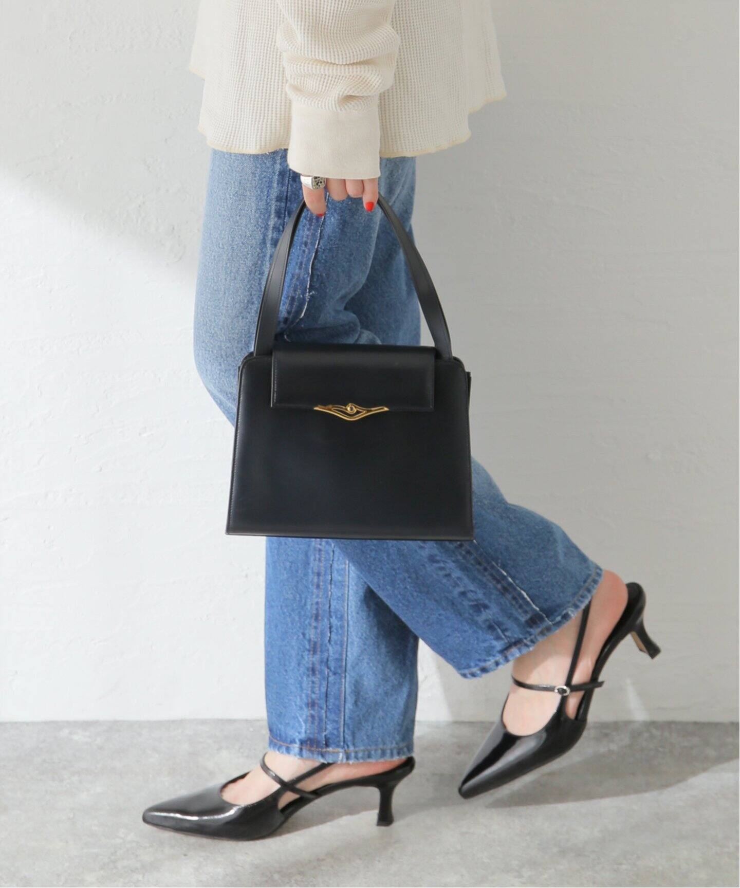 VINTAGE CARTIER/カルティエ】 サファイアライン・ハンドバッグ  