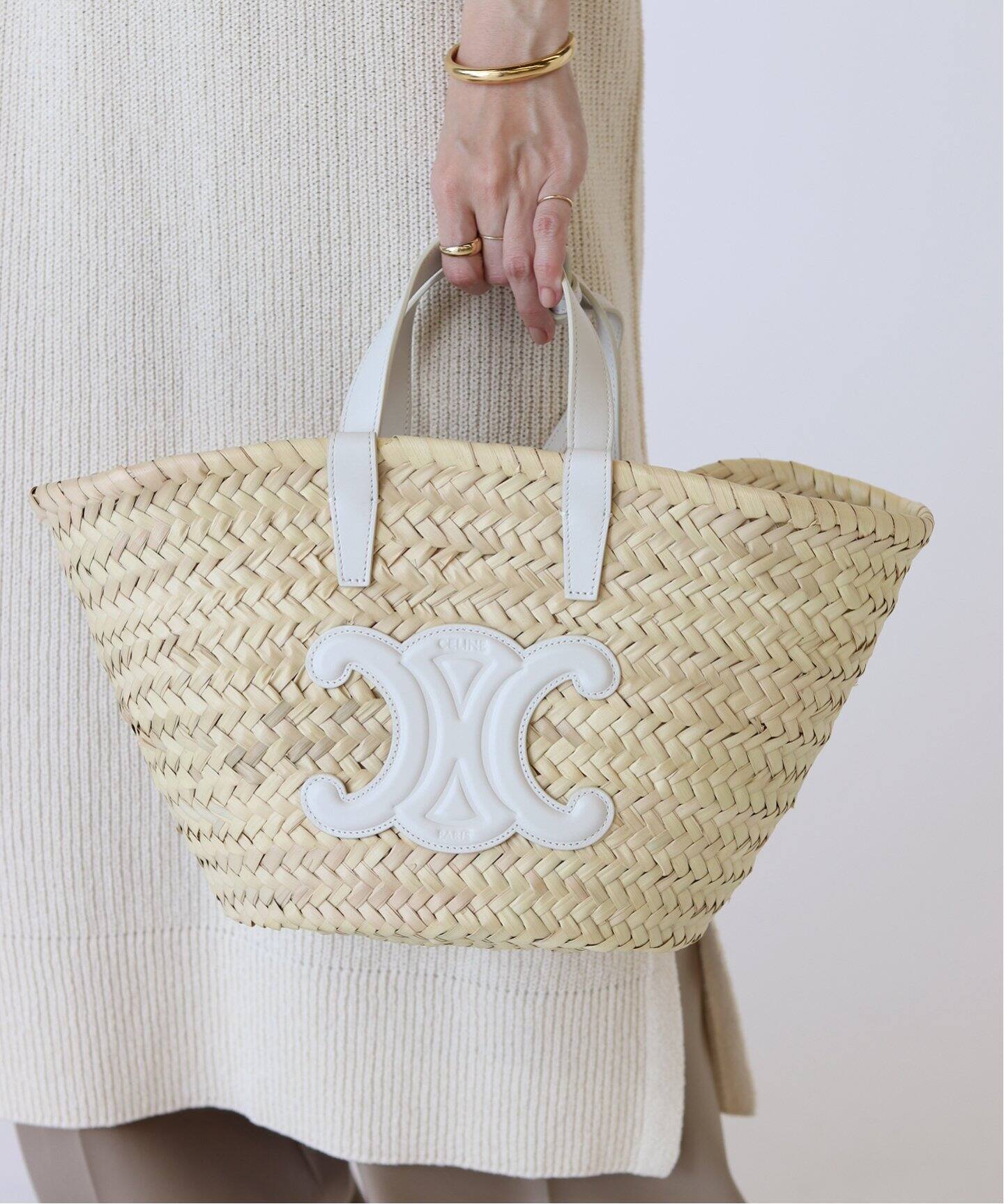 CELINE/セリーヌ】 Teen Triomphe Classic Panier（かごバッグ 