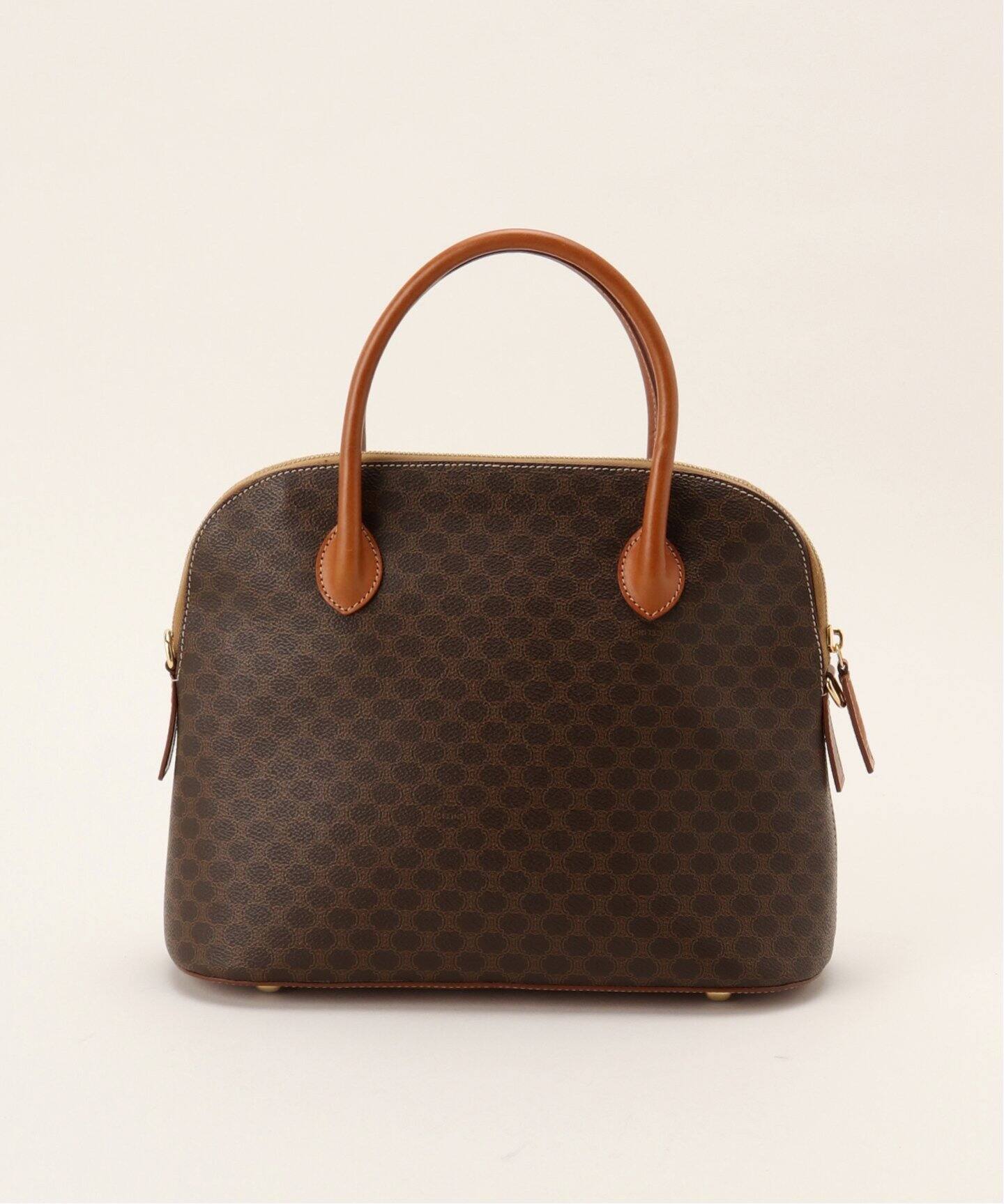 VINTAGE CELINE/セリーヌ】マカダムボリード型バッグ 30（ハンドバッグ 