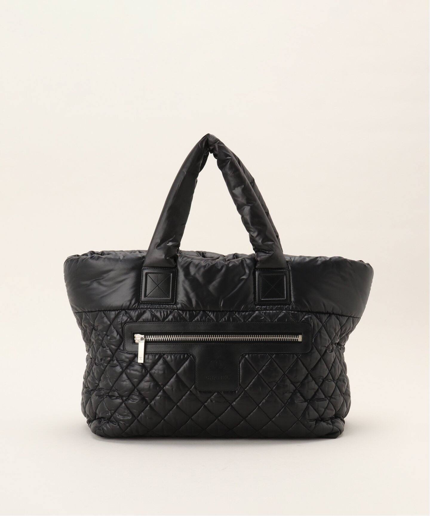 VINTAGE CHANEL/シャネル】Coco cocoon トートバッグ 36（トートバッグ  