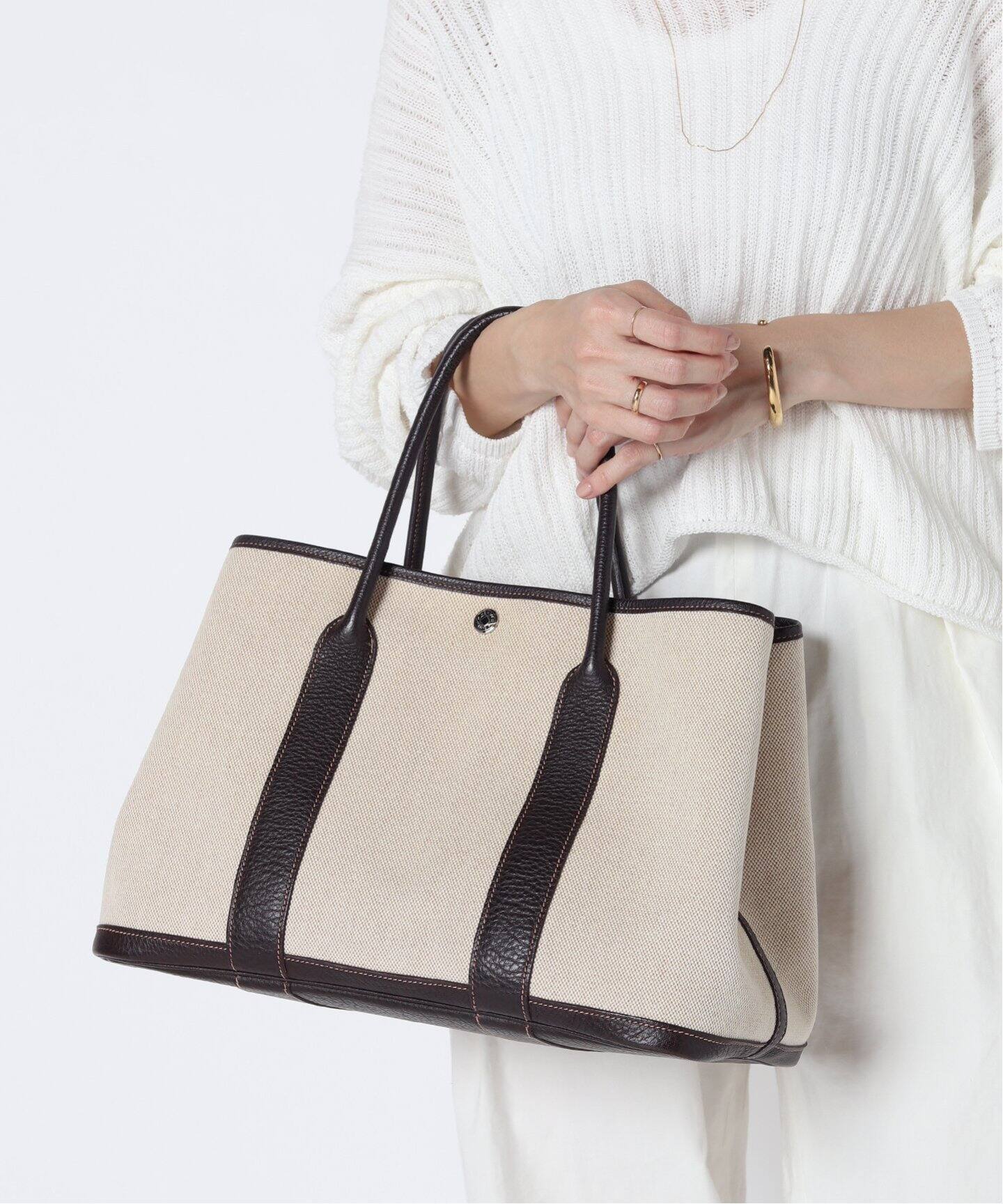 VINTAGE HERMES/エルメス】 Garden Party pm（トートバッグ 