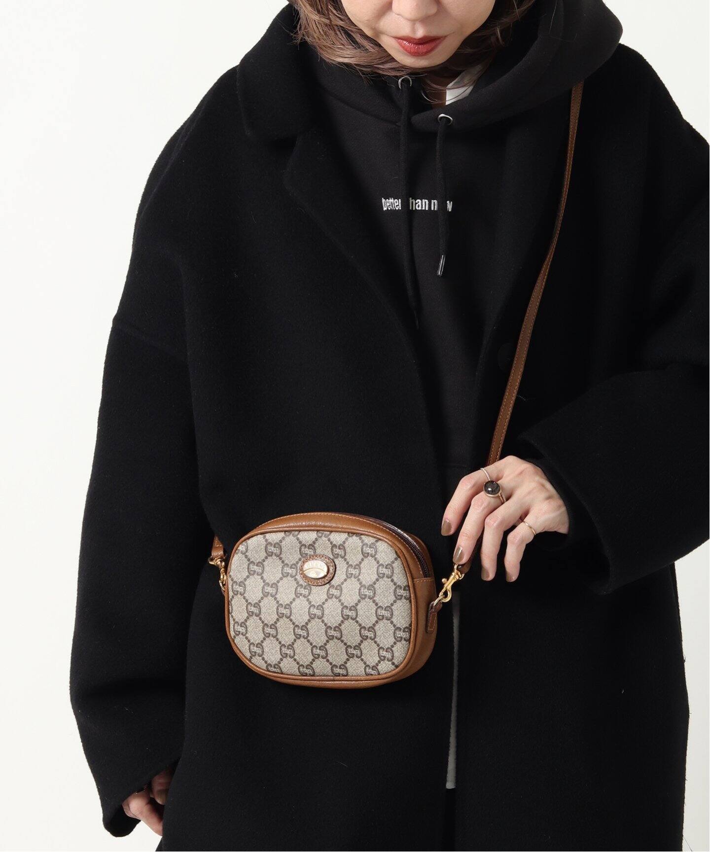 VINTAGE GUCCI Plus/グッチ プラス】ミニショルダーバッグ（ショルダー 