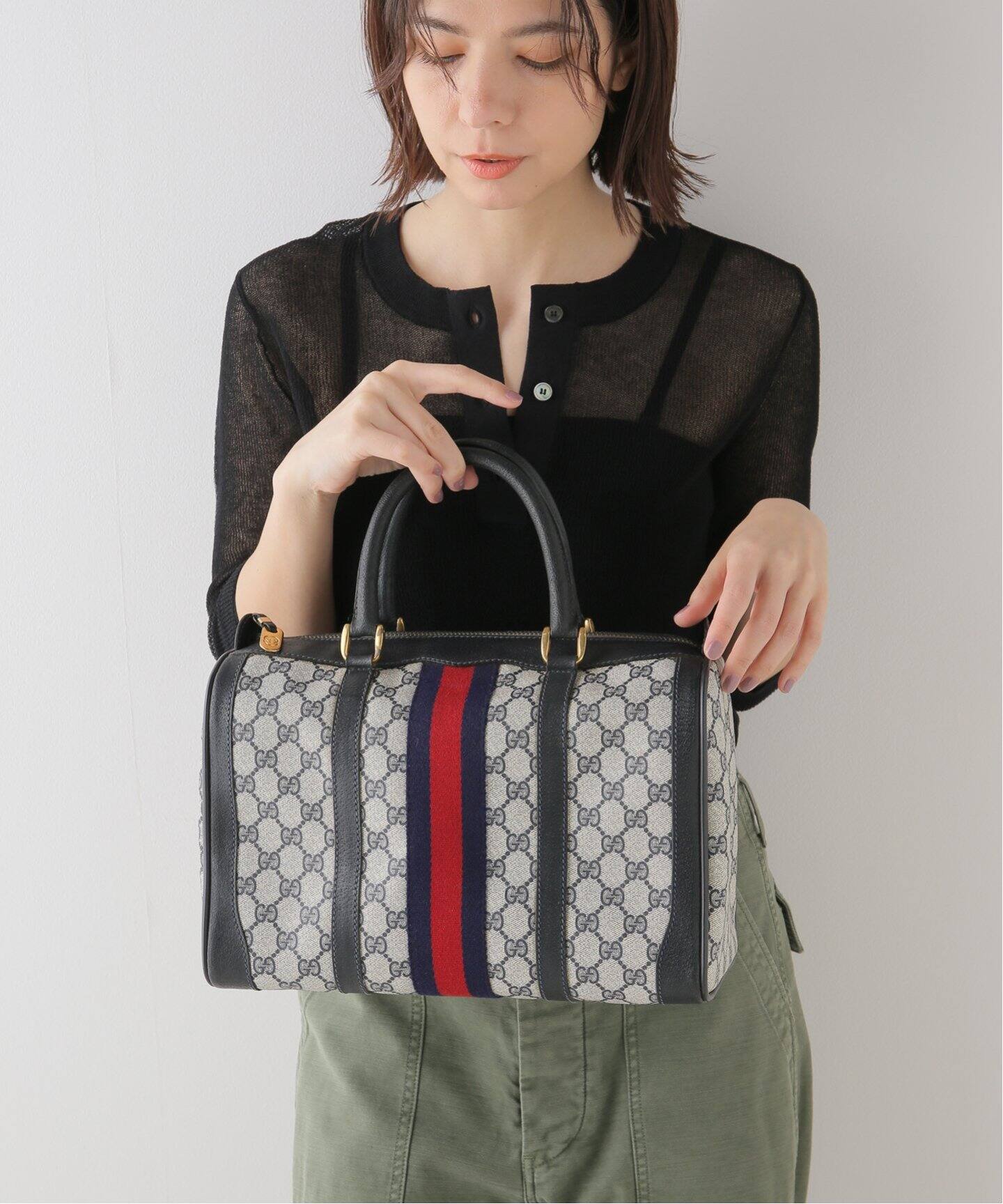 VINTAGE GUCCI/グッチ】ボストンバッグ（ボストンバッグ）｜DECOUVERTE 