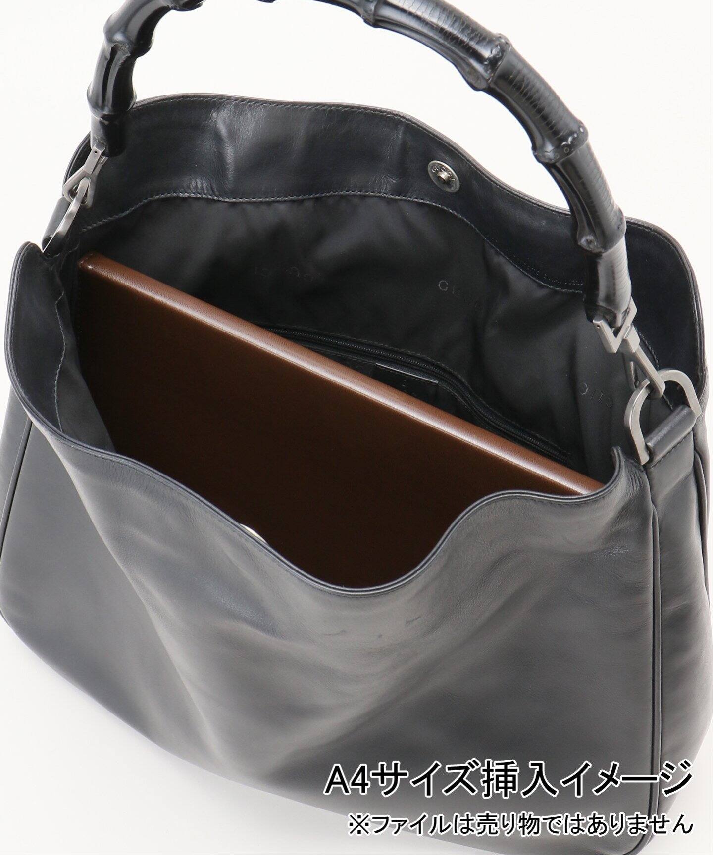 VINTAGE GUCCI/グッチ】バンブー 2wayバッグ（ショルダーバッグ  