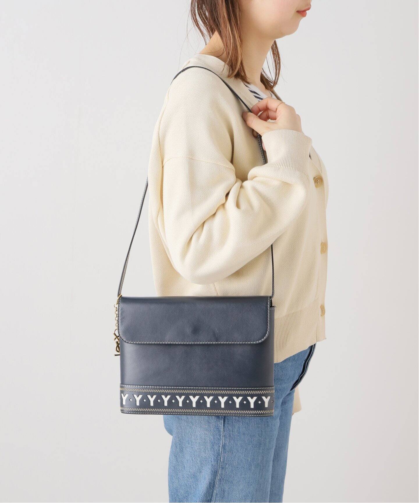 VINTAGE YSL/イヴ サンローラン】ショルダーバッグ（ショルダー