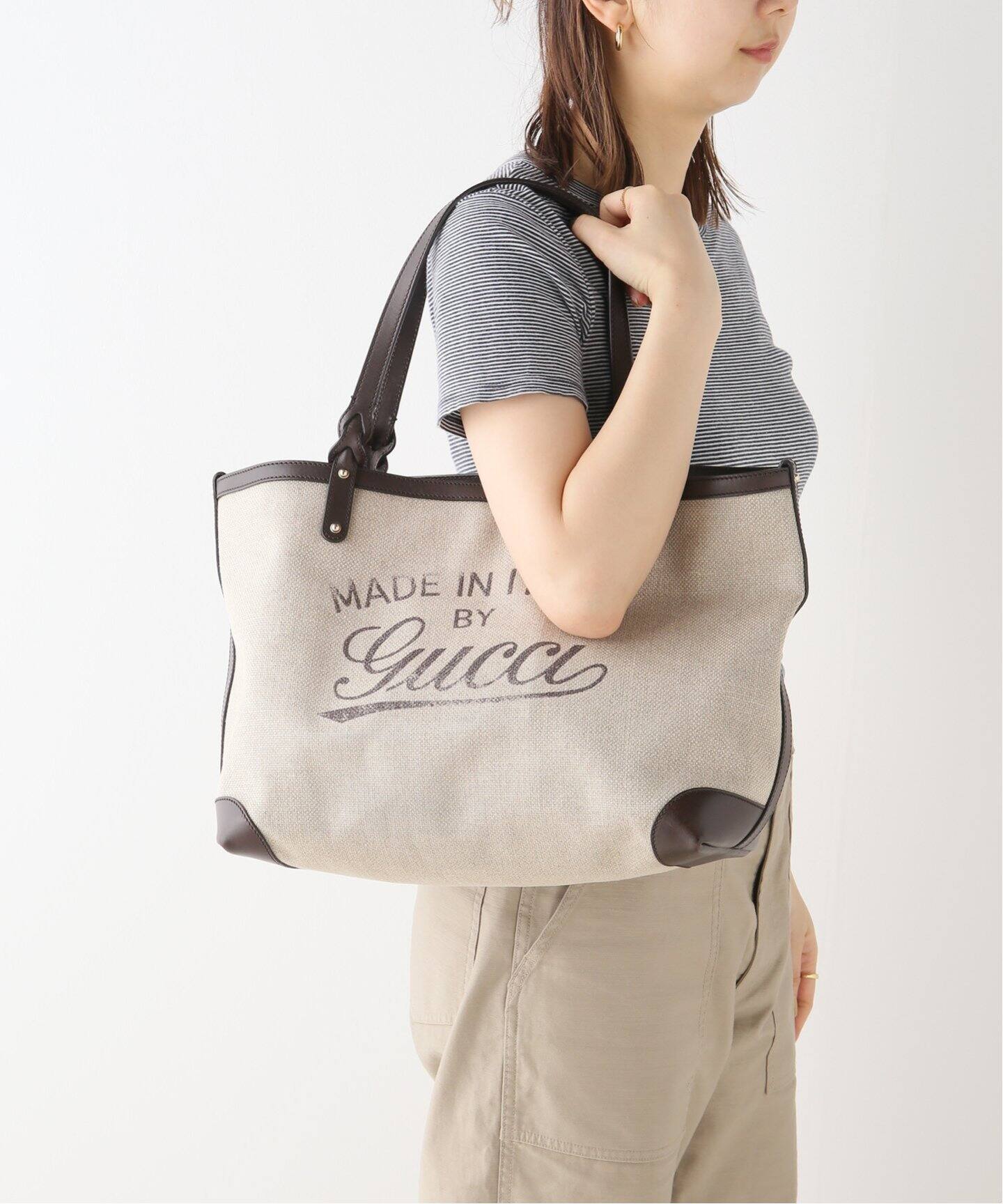 VINTAGE GUCCI/グッチ】グッチクラフト トートバッグ（トートバッグ  