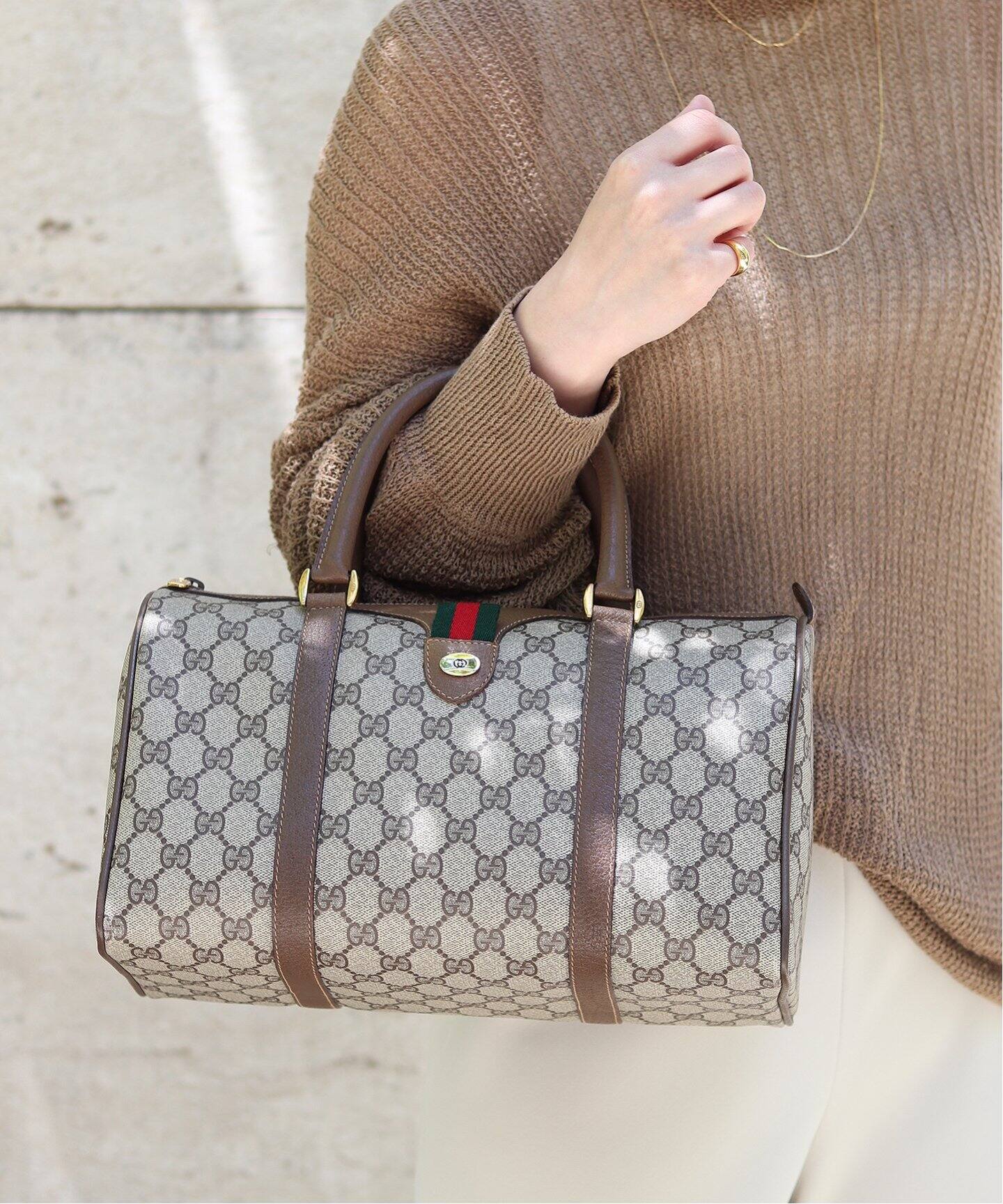 VINTAGE GUCCI/グッチ】ボストンバッグ（ボストンバッグ）｜DECOUVERTE 