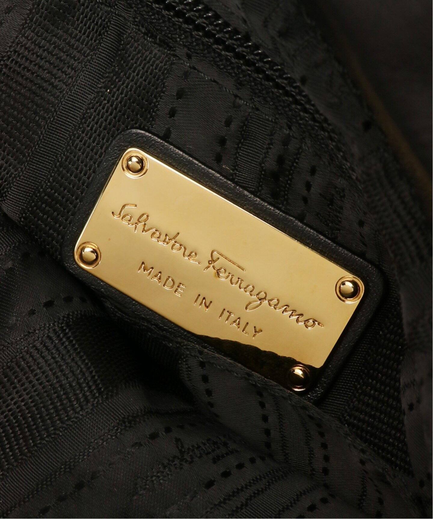 VINTAGE FERRAGAMO/フェラガモ】Gantini Sofia bag（ハンドバッグ  
