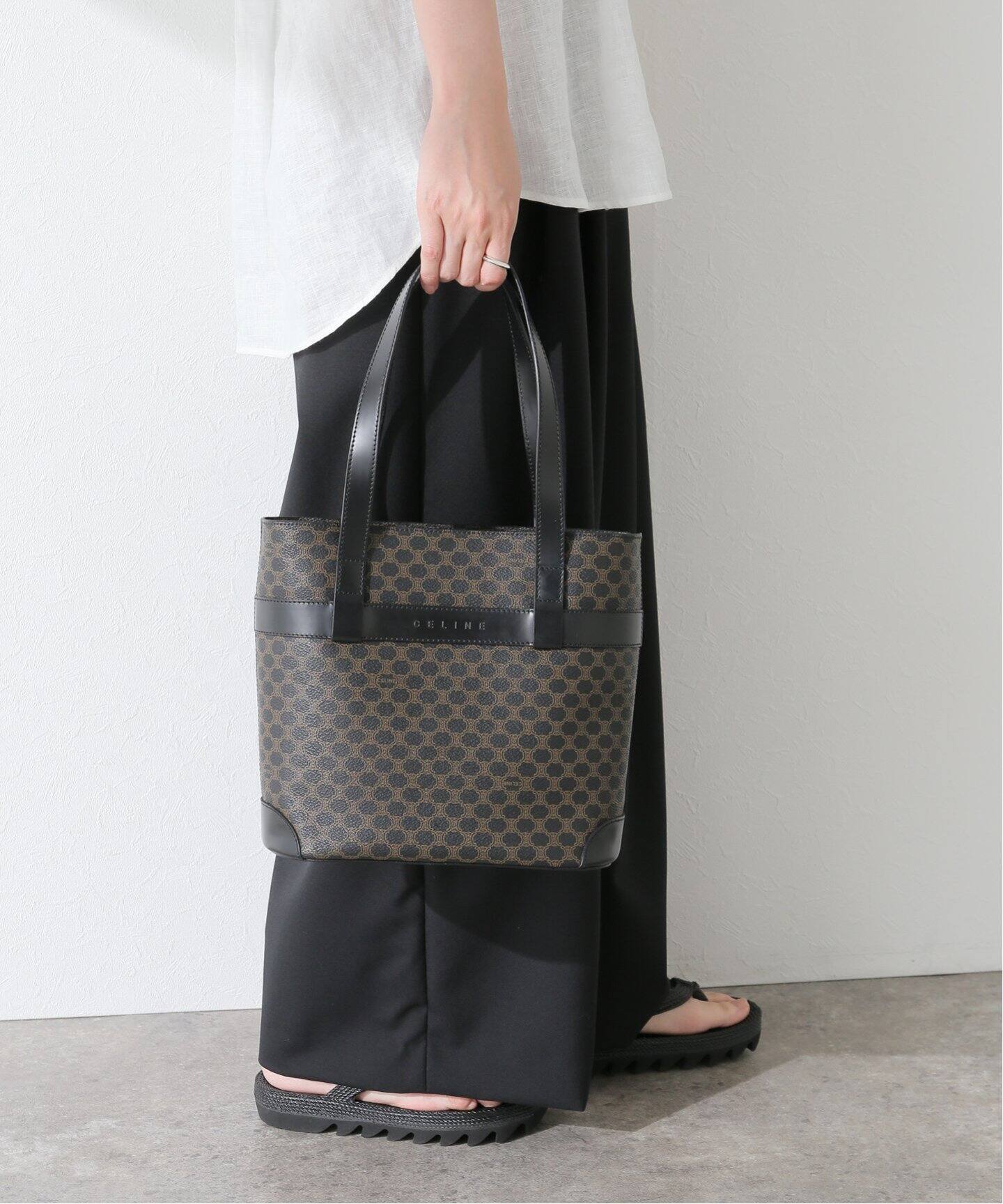 VINTAGE CELINE/セリーヌ】マカダムトートバッグ（トートバッグ 