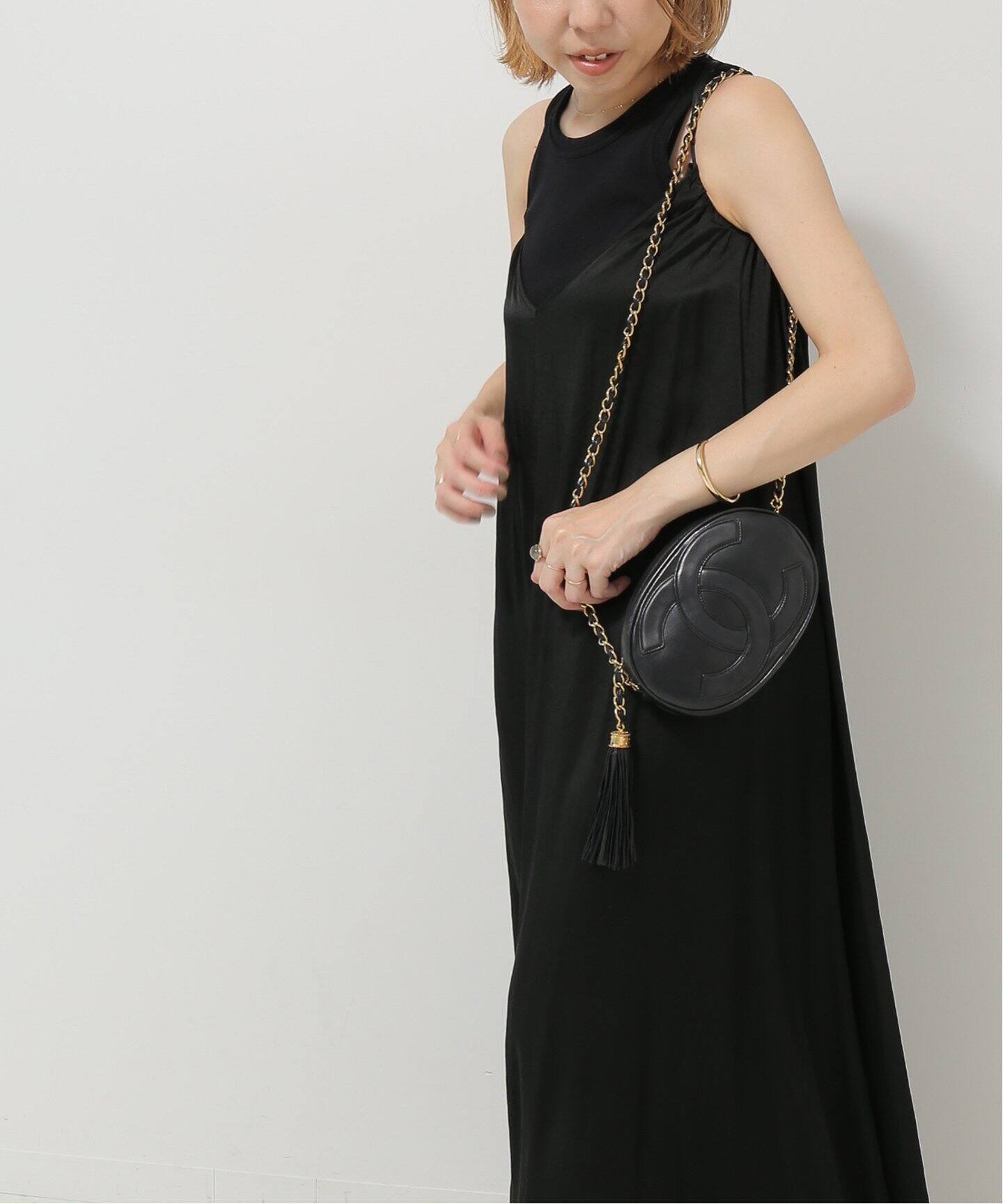 VINTAGE CHANEL/シャネル】タッセルチェーンショルダーバッグ  