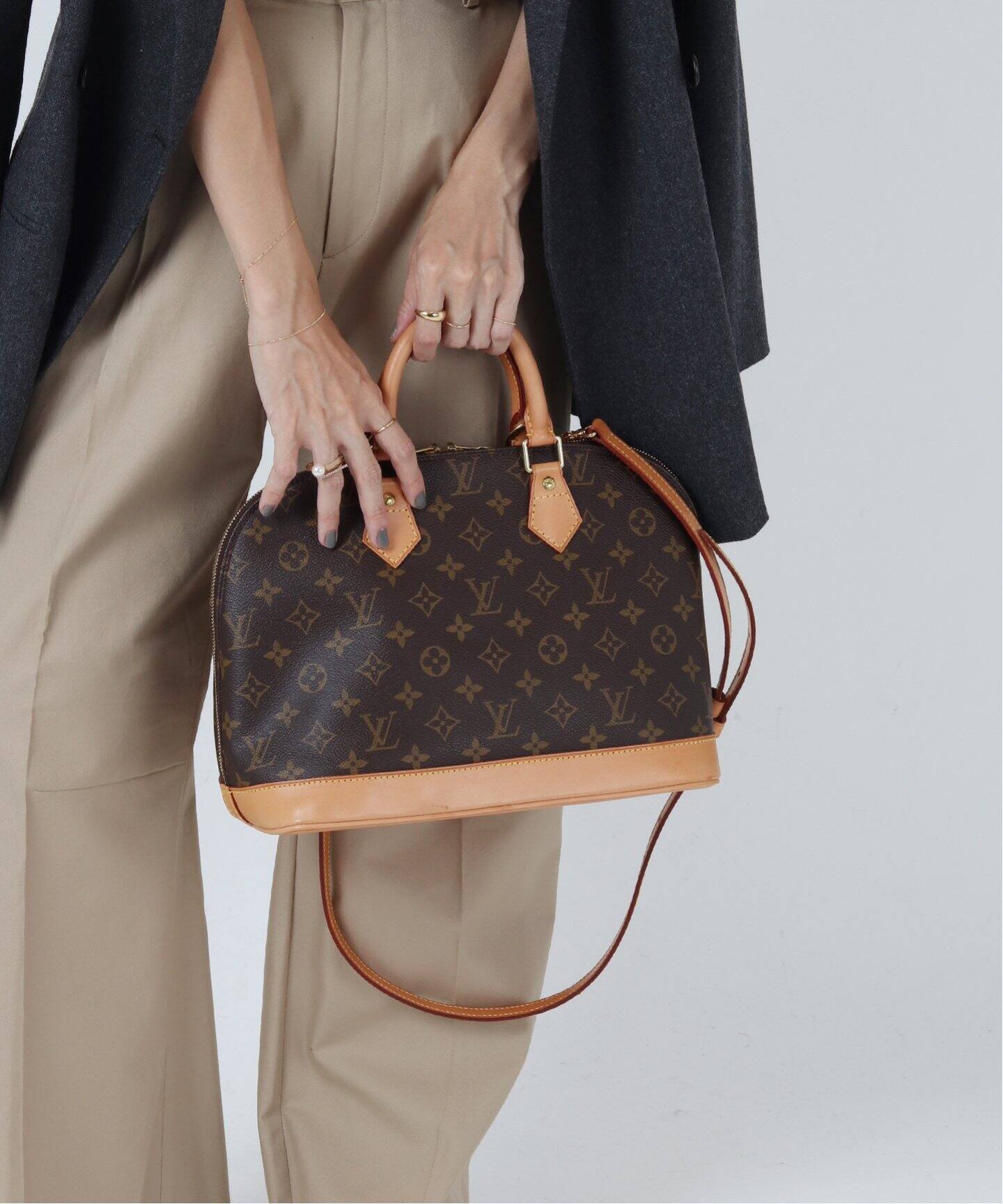 VINTAGE LOUIS VUITTON/ルイ ヴィトン】Alma 2way（ハンドバッグ 