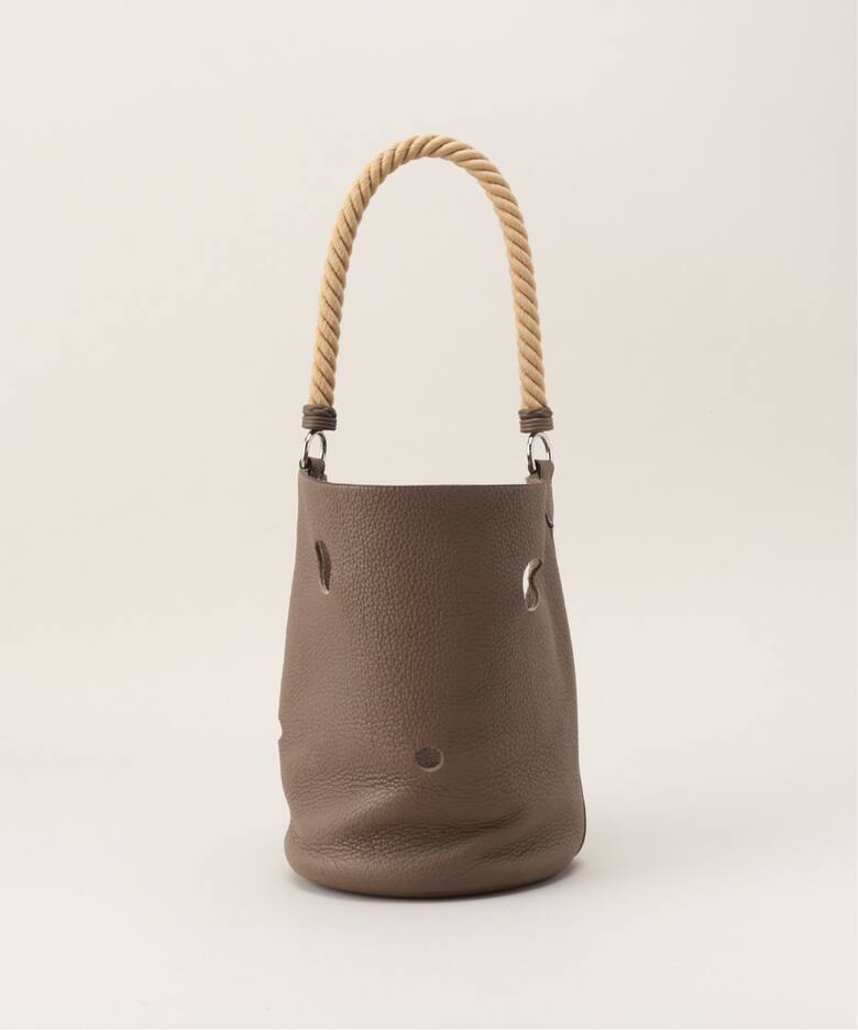 HERMES レア コットンバケツ型 ショルダーバッグ トロピカル 少く