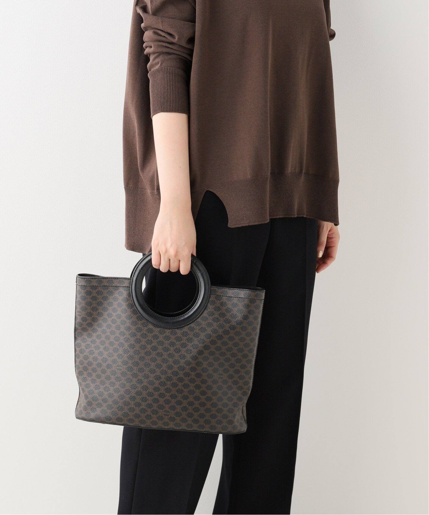 VINTAGE CELINE/セリーヌ】マカダムハンドバッグ（ハンドバッグ  